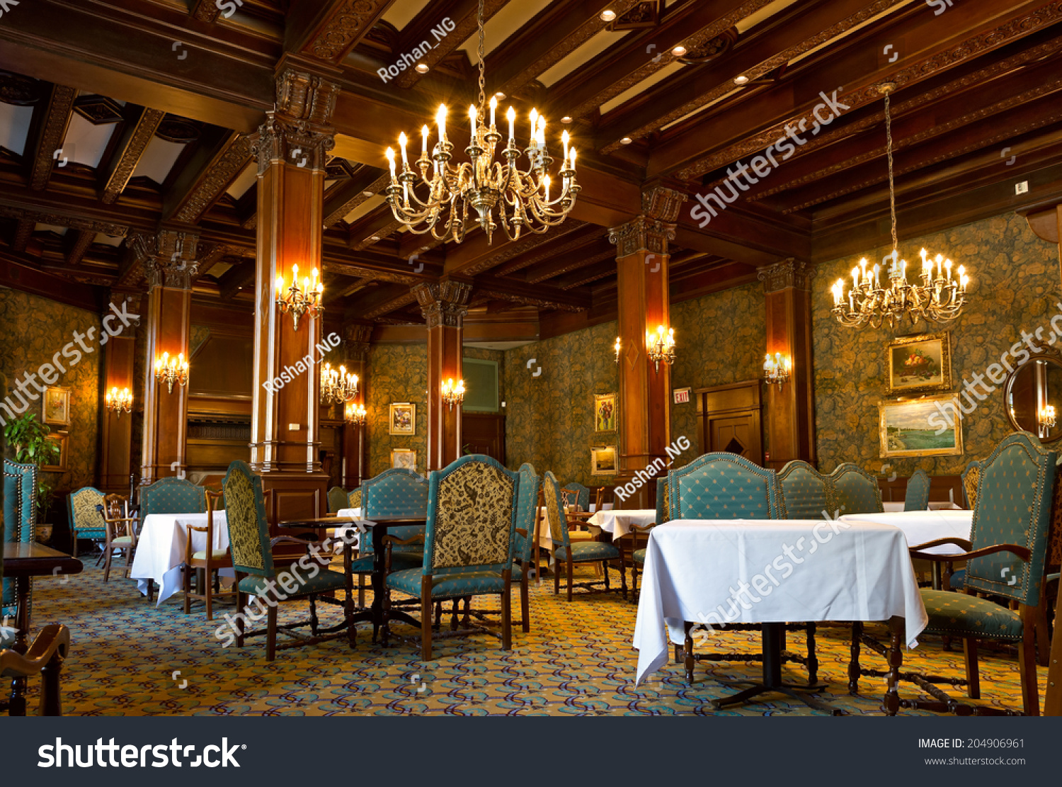 Victoria, Bc - Circa July 2014 - The Empress Room At The Fairmont Empress Hotel Notably The Most