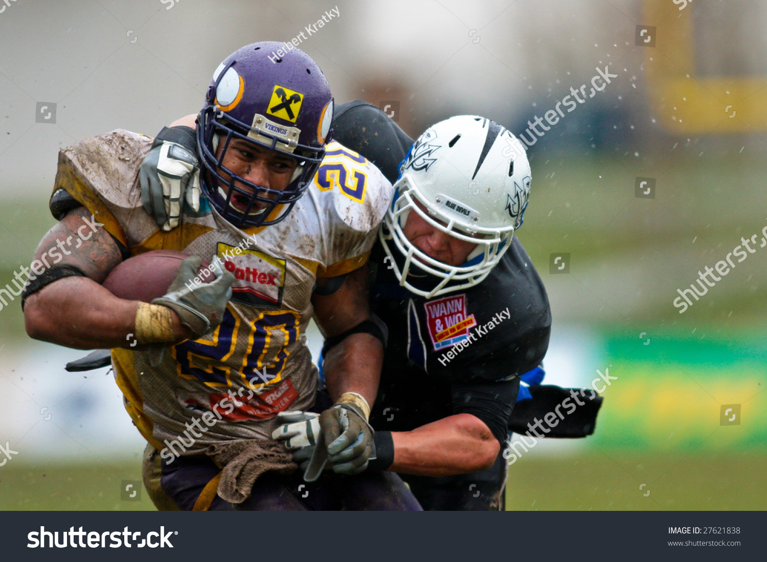 Vienna, Austria Mar 29 Austrian Football League Running Back Marcus