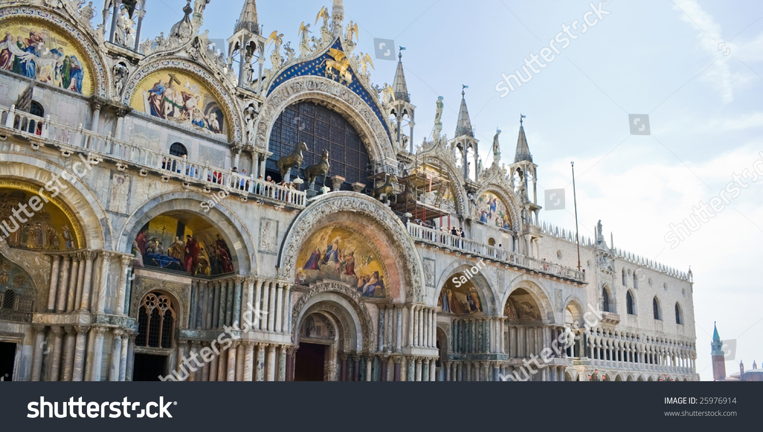 View Of Saint Mark Cathedral In Venice, Italy Stock Photo 25976914 