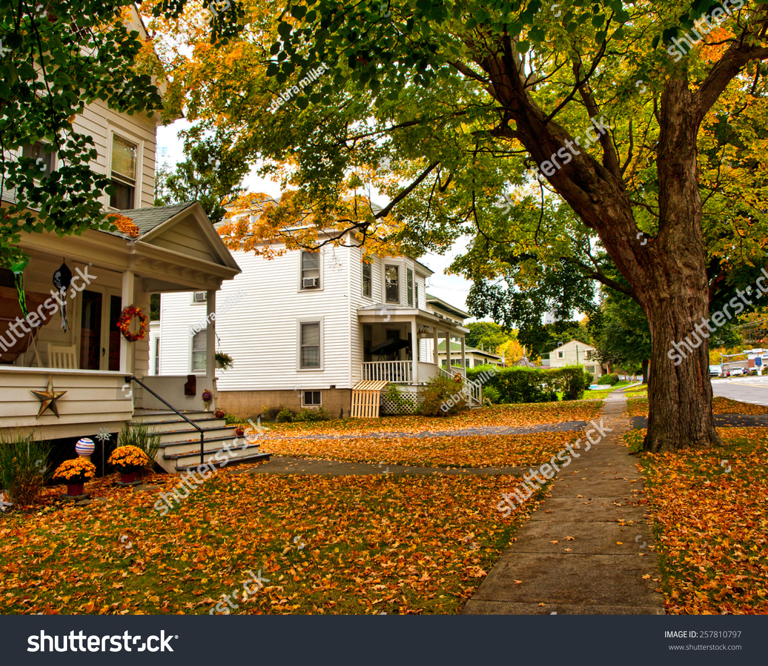 Village Autumn Stock Photo 257810797 Shutterstock