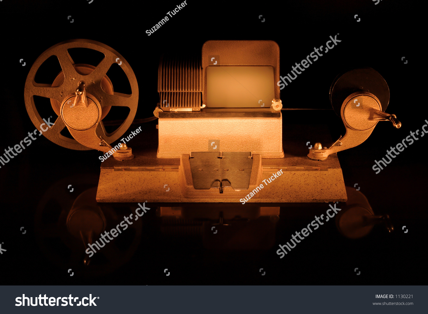 Vintage Film Editing Machine Stock Photo 1130221 Shutterstock