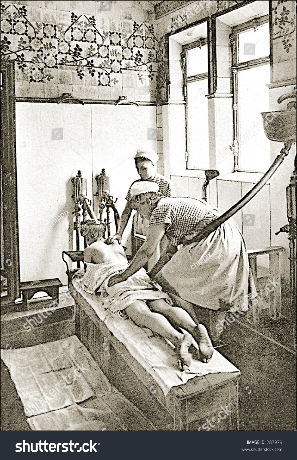 Vintage Photo Massage Parlo