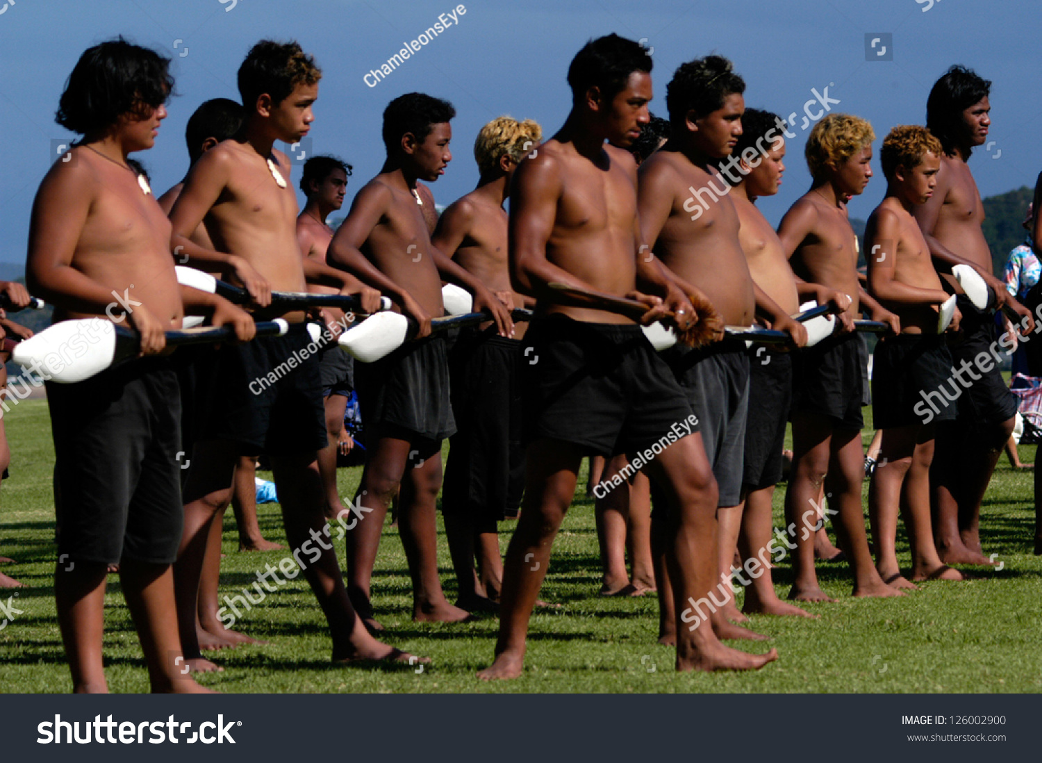 Waitangi Feb 6maori Warriors Perform Haka Dance During Waitangi Day On February 6 2004 In 7317
