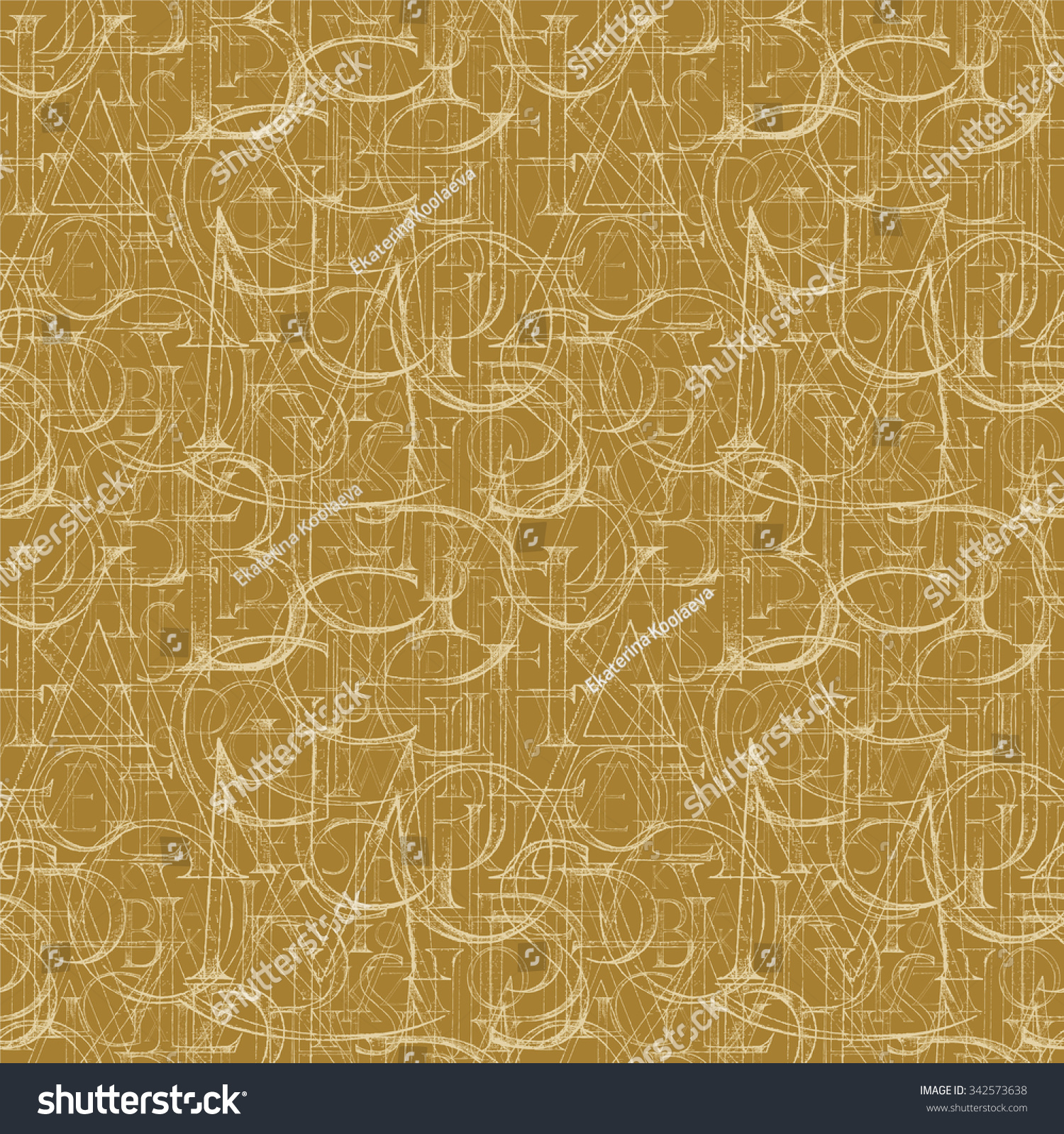 Wallpaper Seamless Pattern Modern Roman Classic Stock Illustration