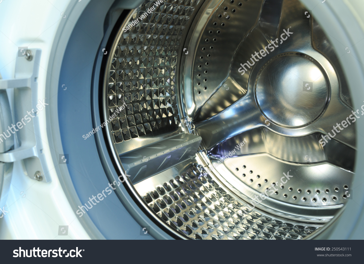 Washing Machine With An Open Door. Stock Photo 250543111 : Shutterstock