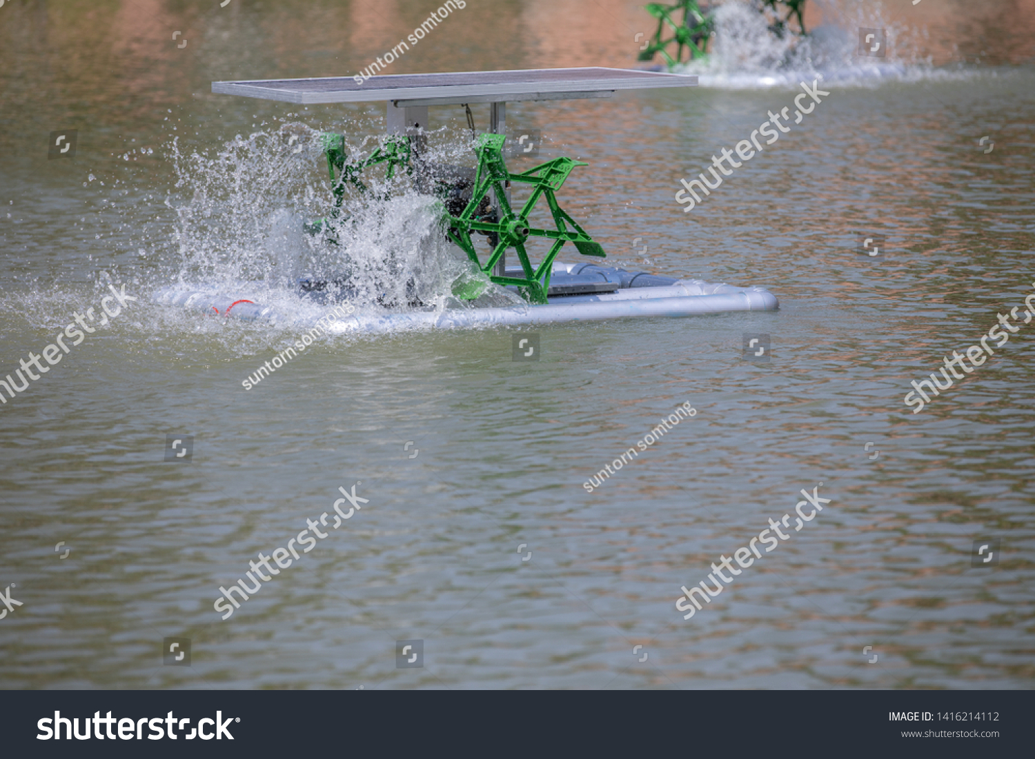 Water Hydraulic Turbine Water Treatment Circulation Stock Photo Edit