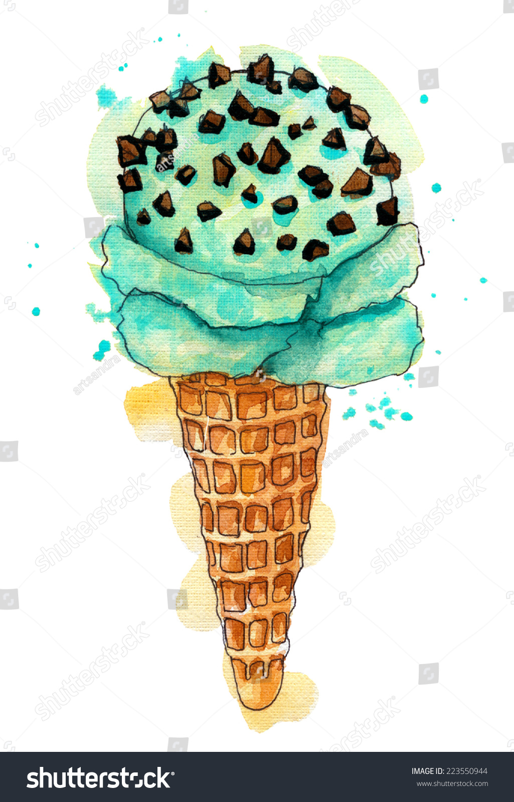mint ice cream clipart - photo #13