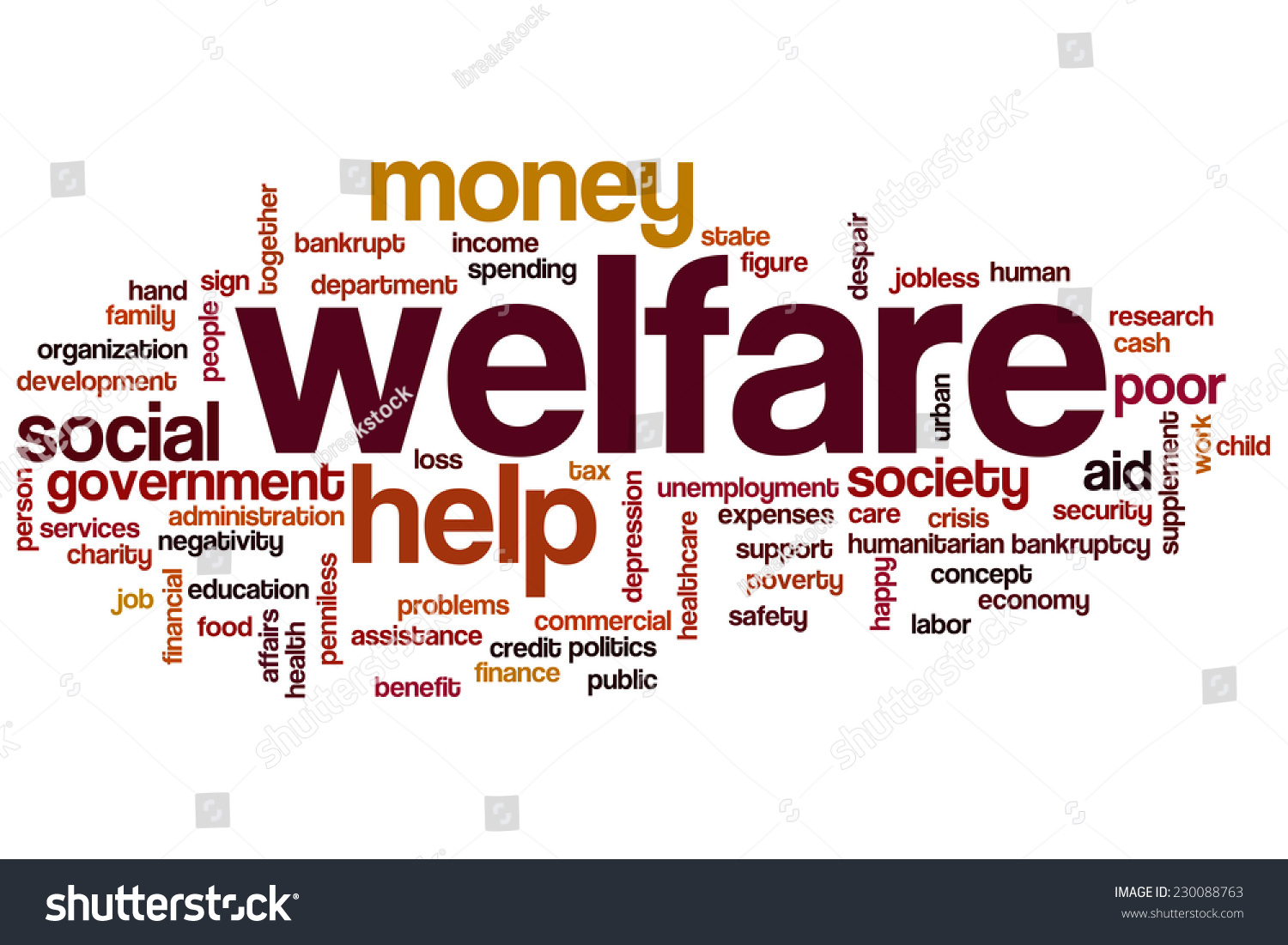 Welfare Word Cloud Concept Stock Illustration 230088763 Shutterstock