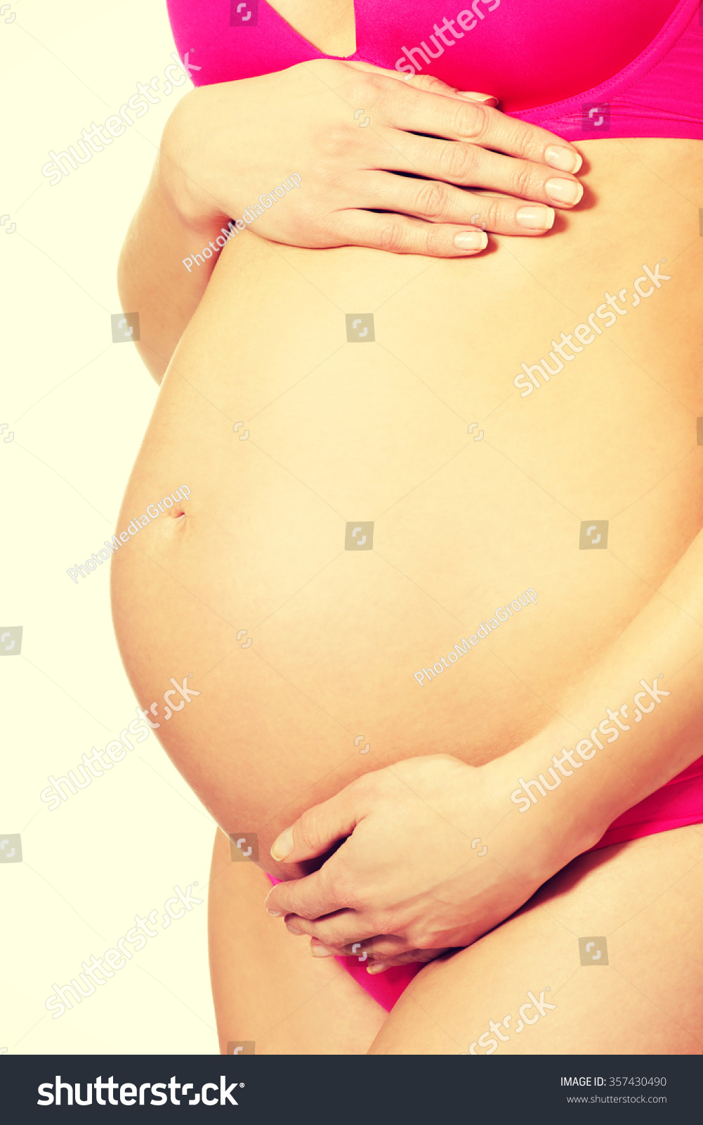 Well Groomed Pregnant Woman Lingerie Stock Photo 357430490 Shutterstock