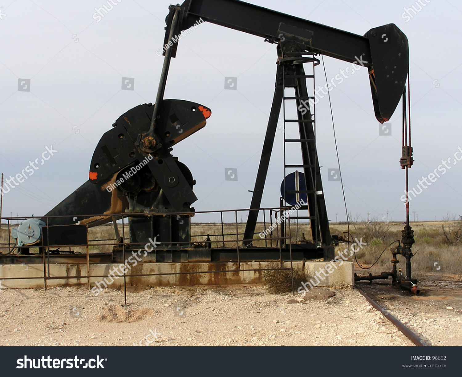 West Texas Pump Jack. Stock Photo 96662 : Shutterstock