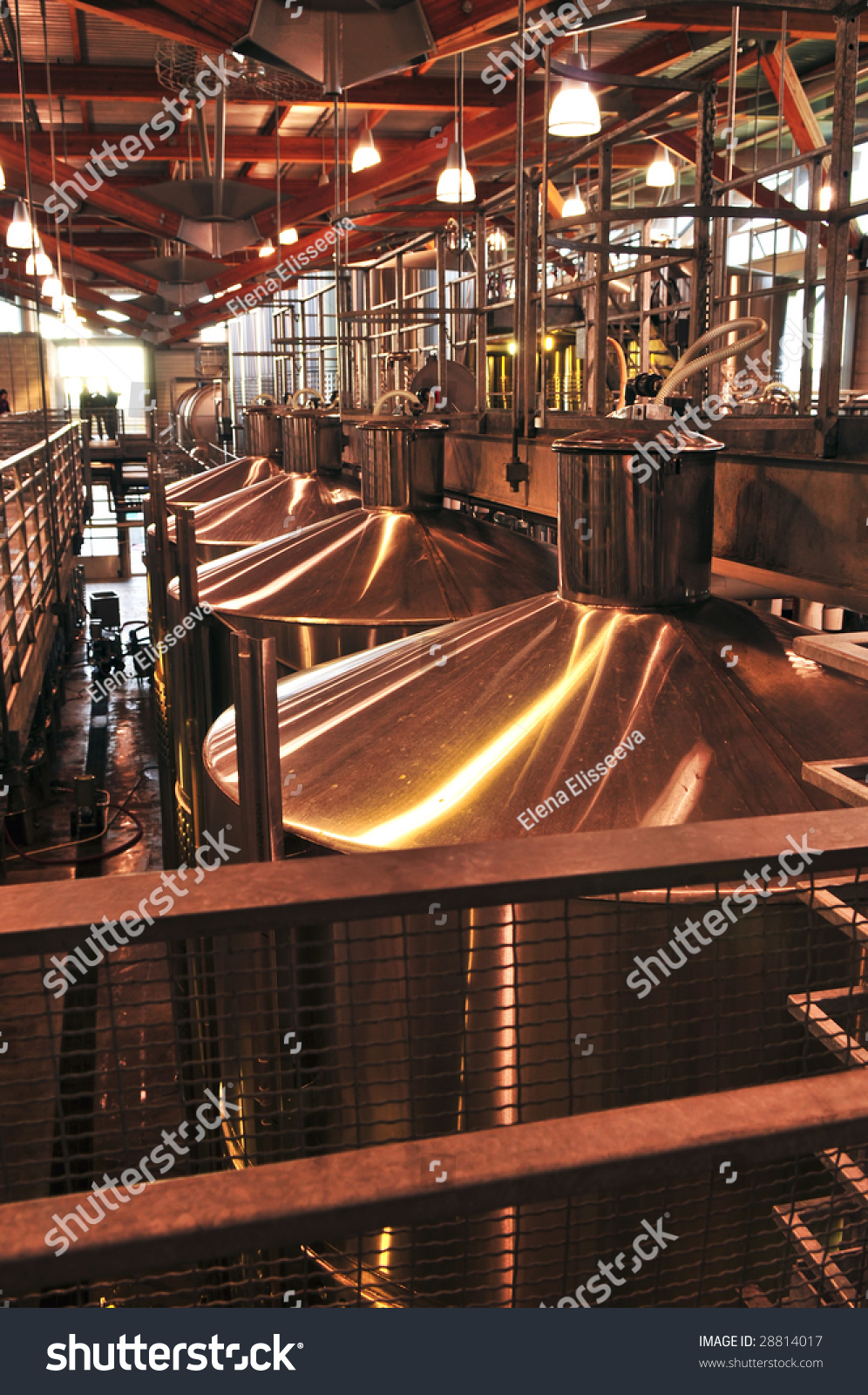 Wine Making Vats Equipment Tour Winery Stock Photo 28814017 Shutterstock