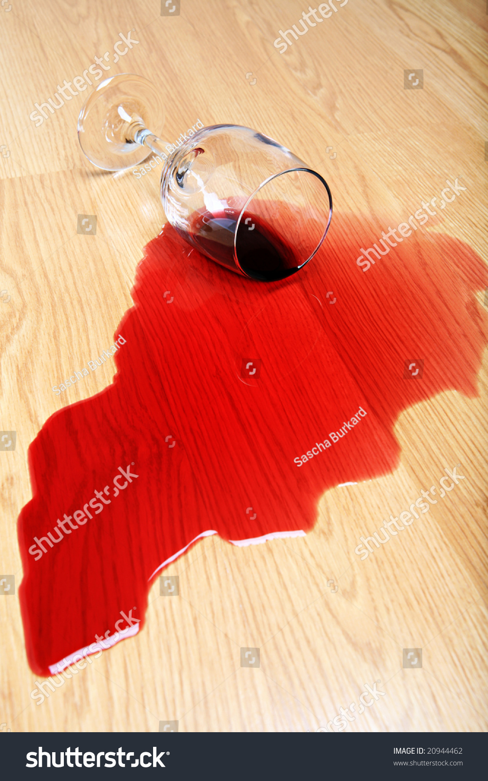 spilled red wine on shirt