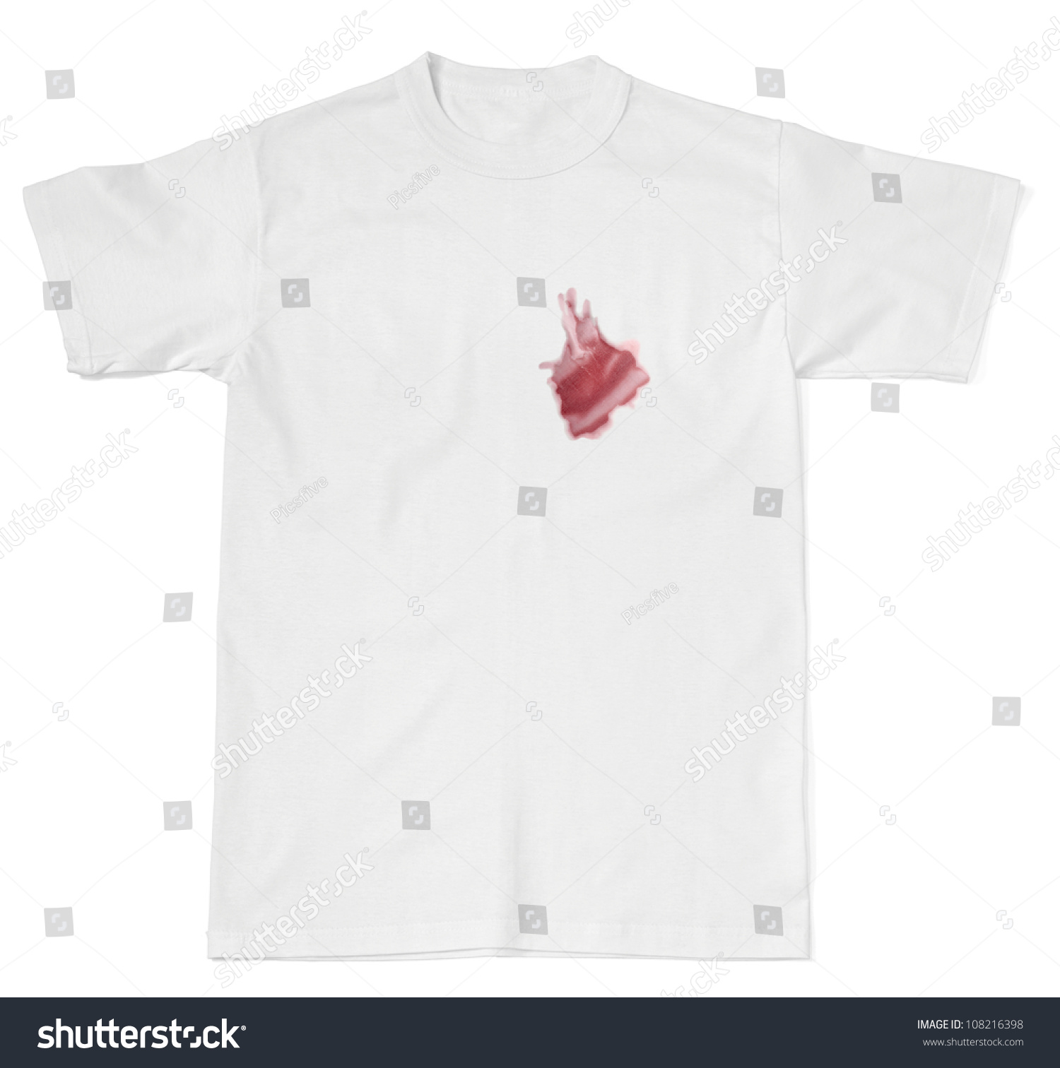 wine white shirt