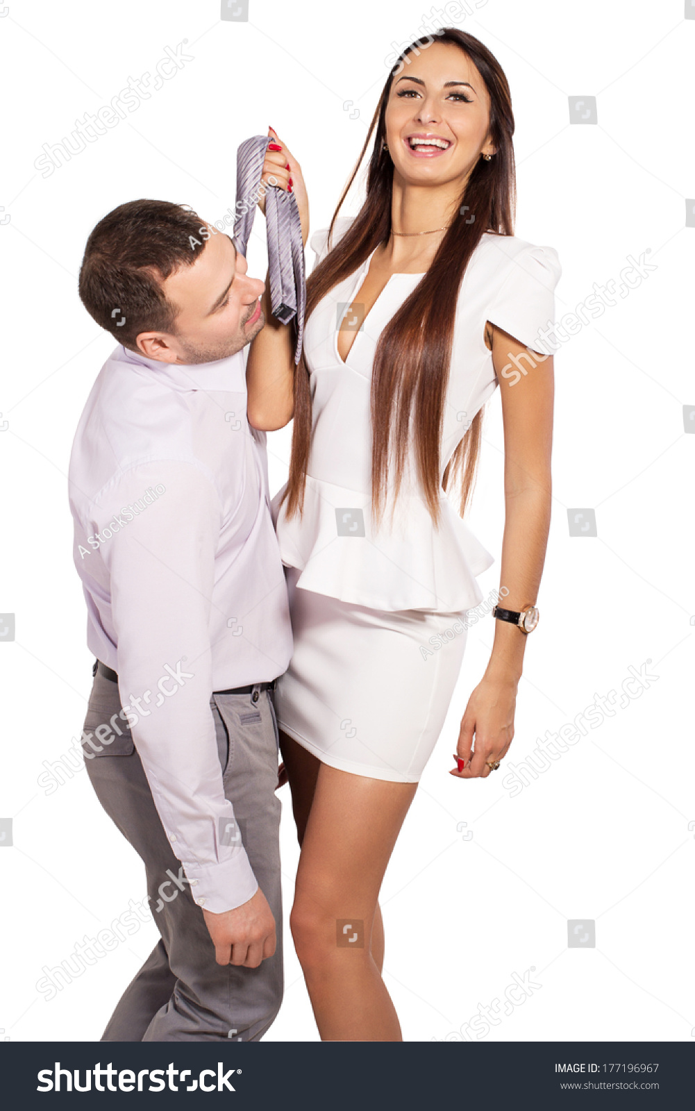 Woman Dominates Man Female Boss Berates Stock Photo 40290 Hot Sex Picture