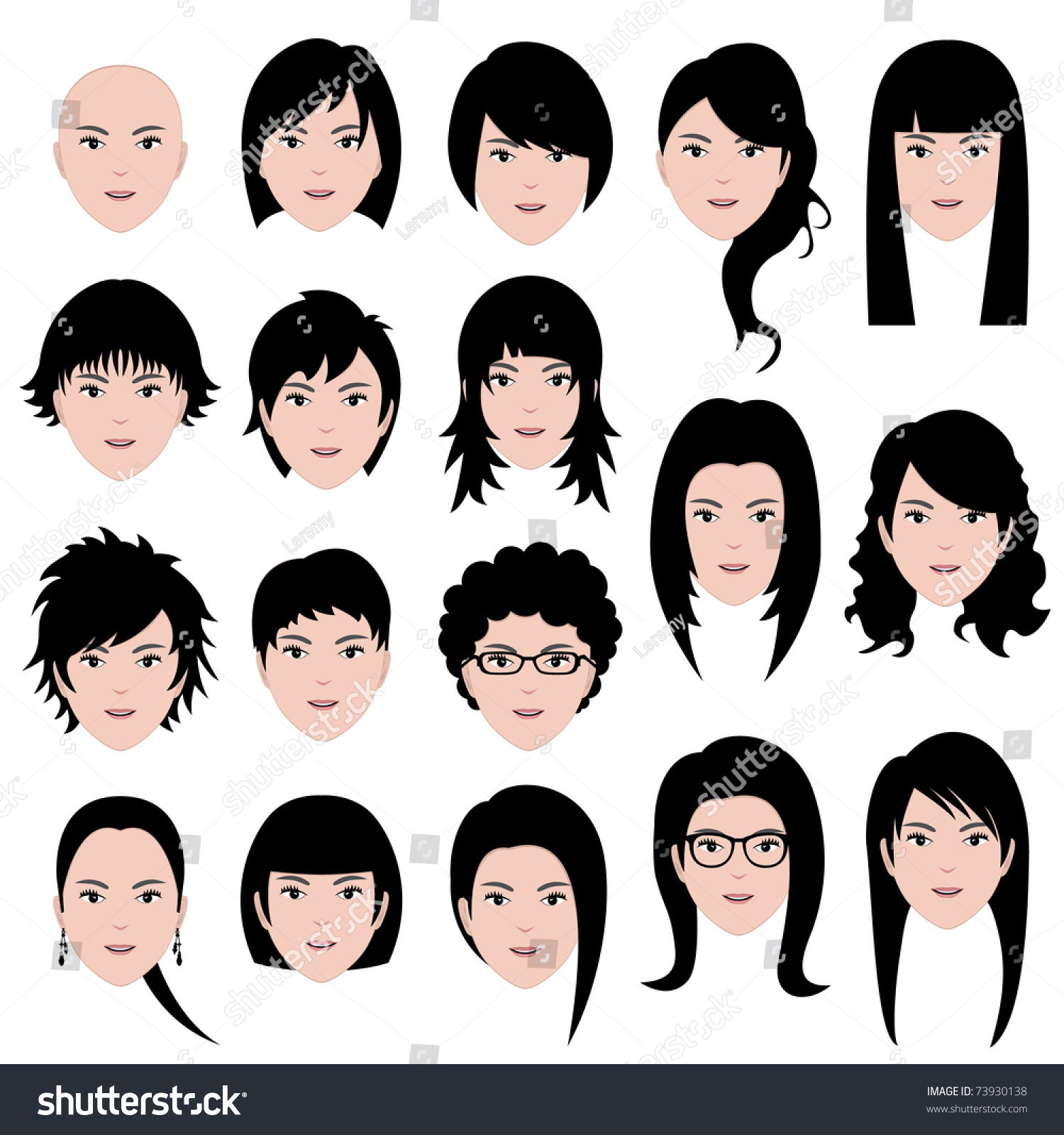 clipart of human heads - photo #50