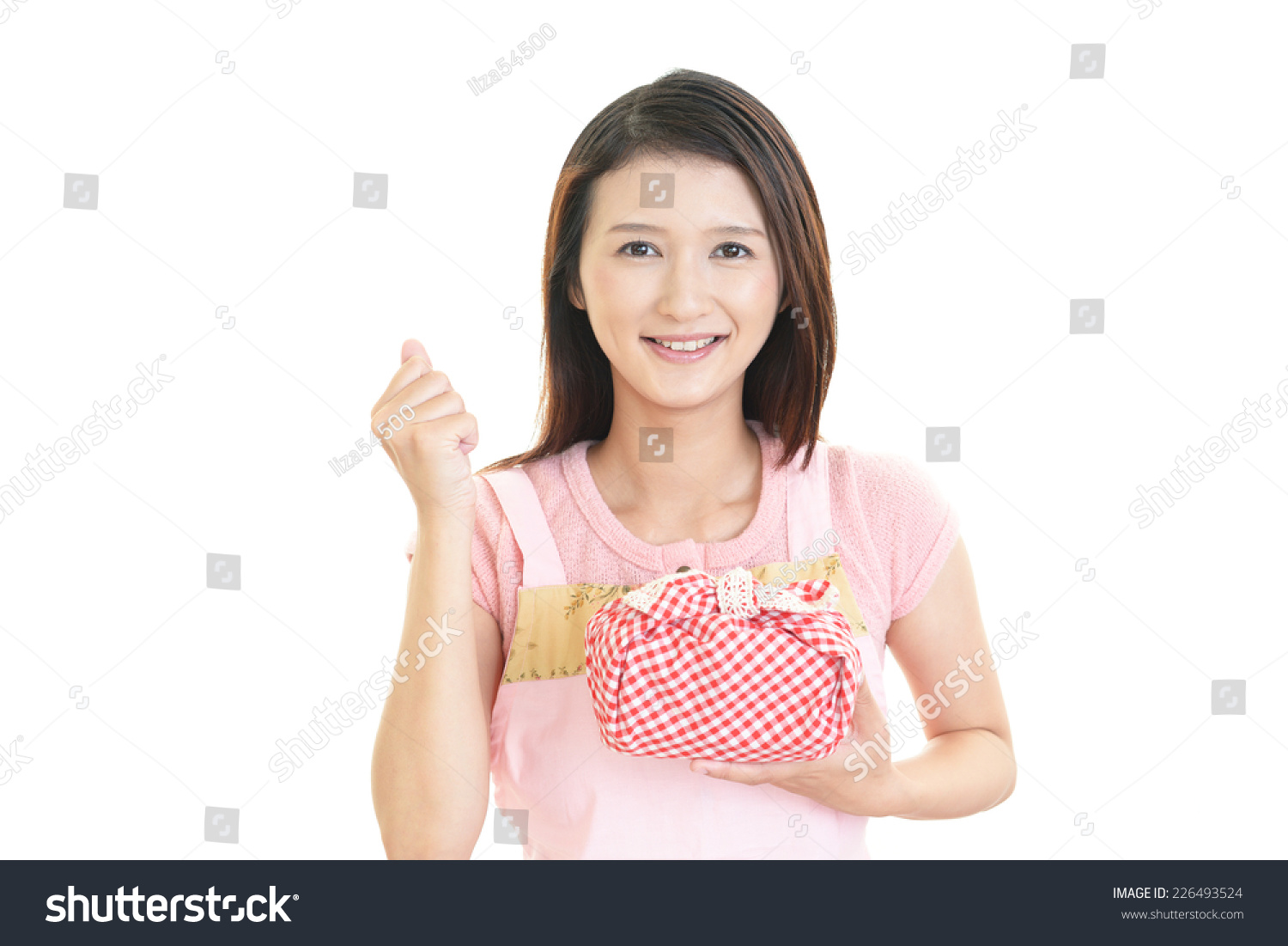 Woman Holding A Lunch Box Stock Photo 226493524 : Shutterstock