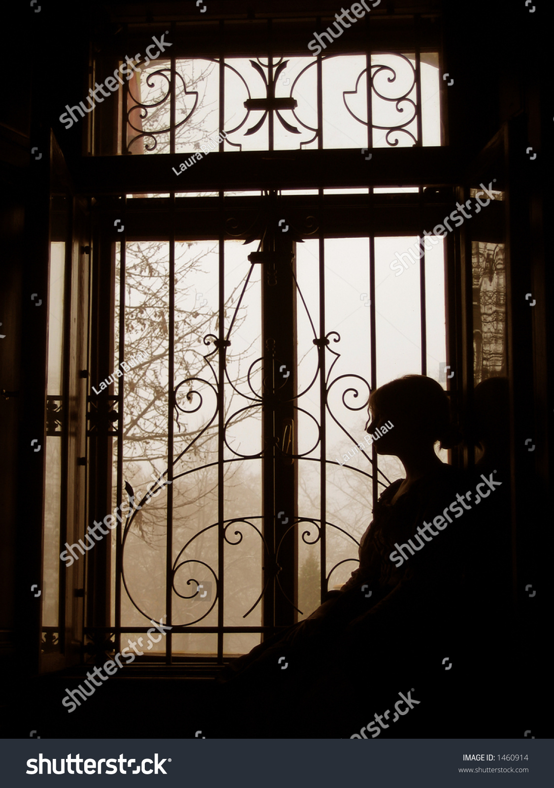 Woman & Window Silhouette 26