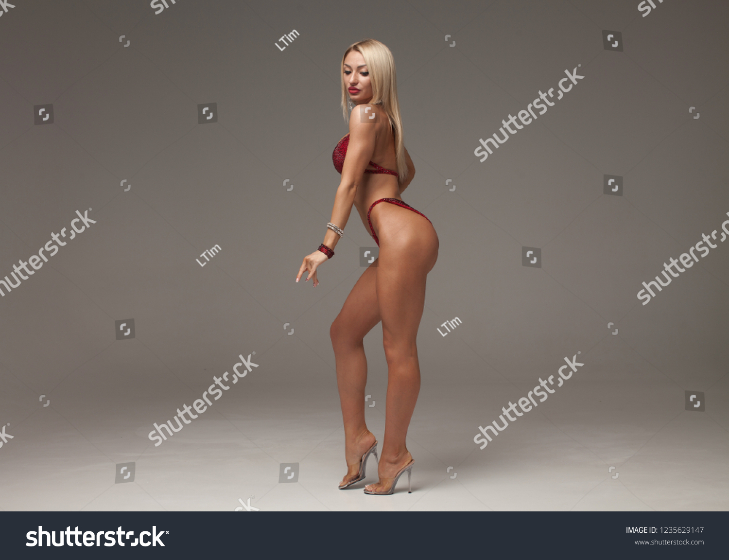 Woman Perfect Athletic Body Fitness Bikini Stock Photo Edit Now