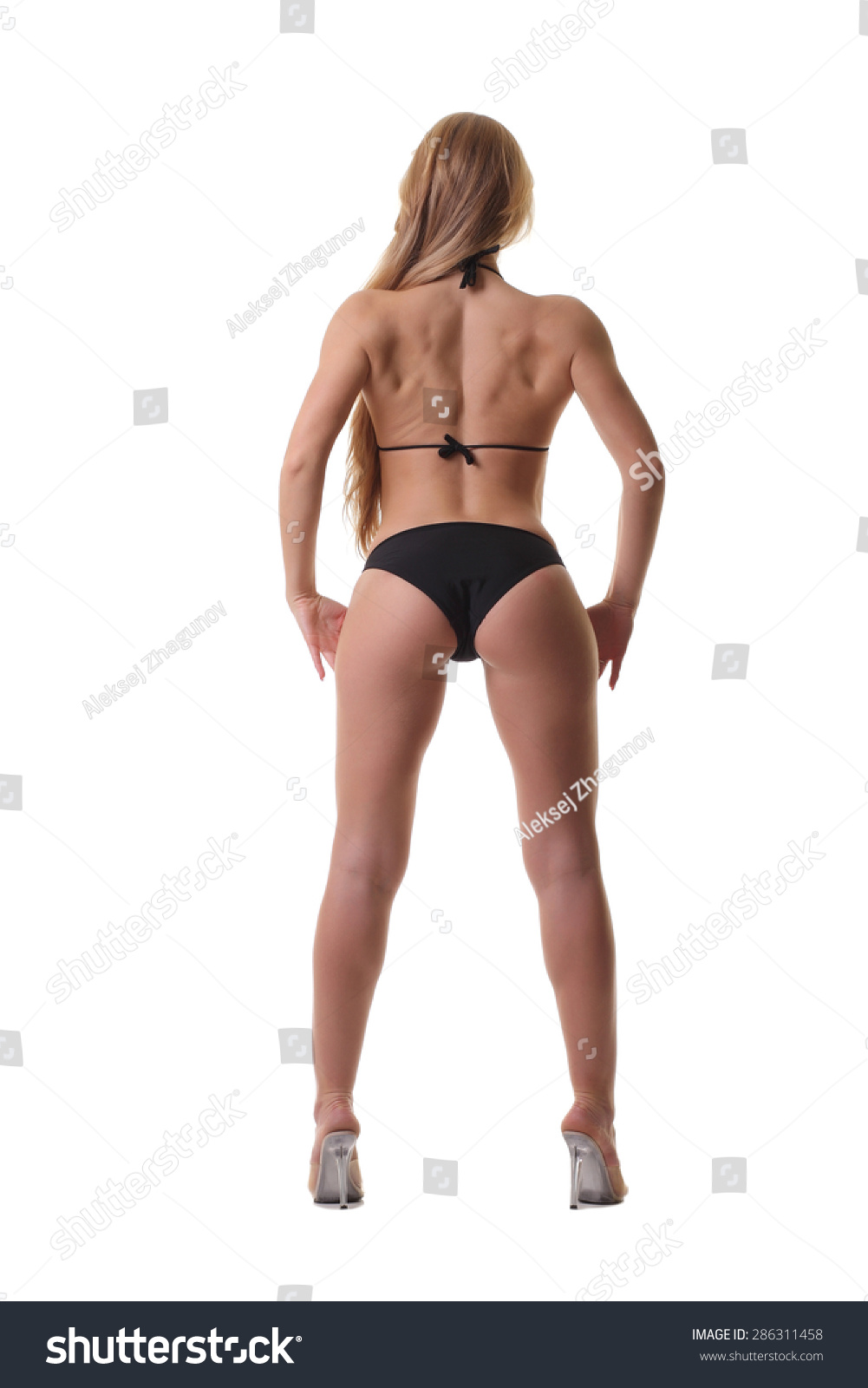 Woman Perfect Athletic Body Fitness Bikini Stock Photo Edit Now 286311458