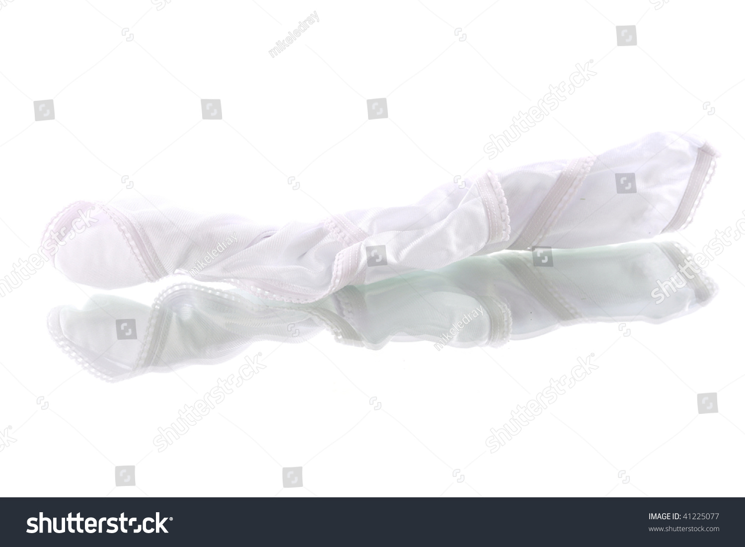 Womens Panties Twist Isolated On White Stock Photo 41225077 Shutterstock