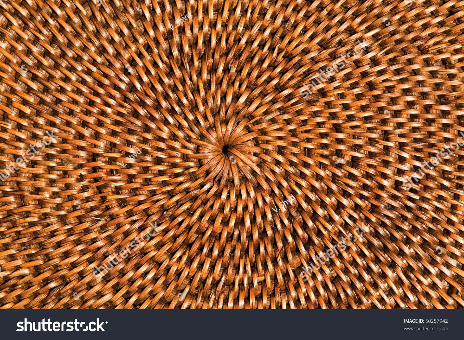 Wood Texture Of A Wicker Basket, Close Up Stock Photo ...