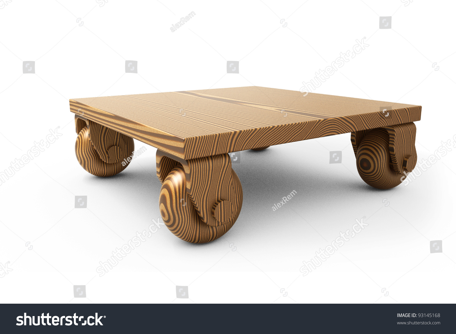 wooden-platform-on-wheels-isolated-3d-model-stock-photo-93145168