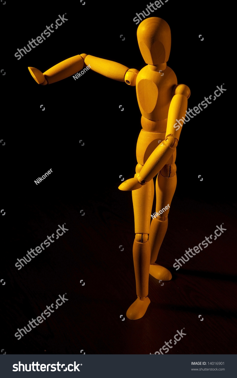 Wooden Puppet Dancing Stock Photo 14016901 Shutterstock