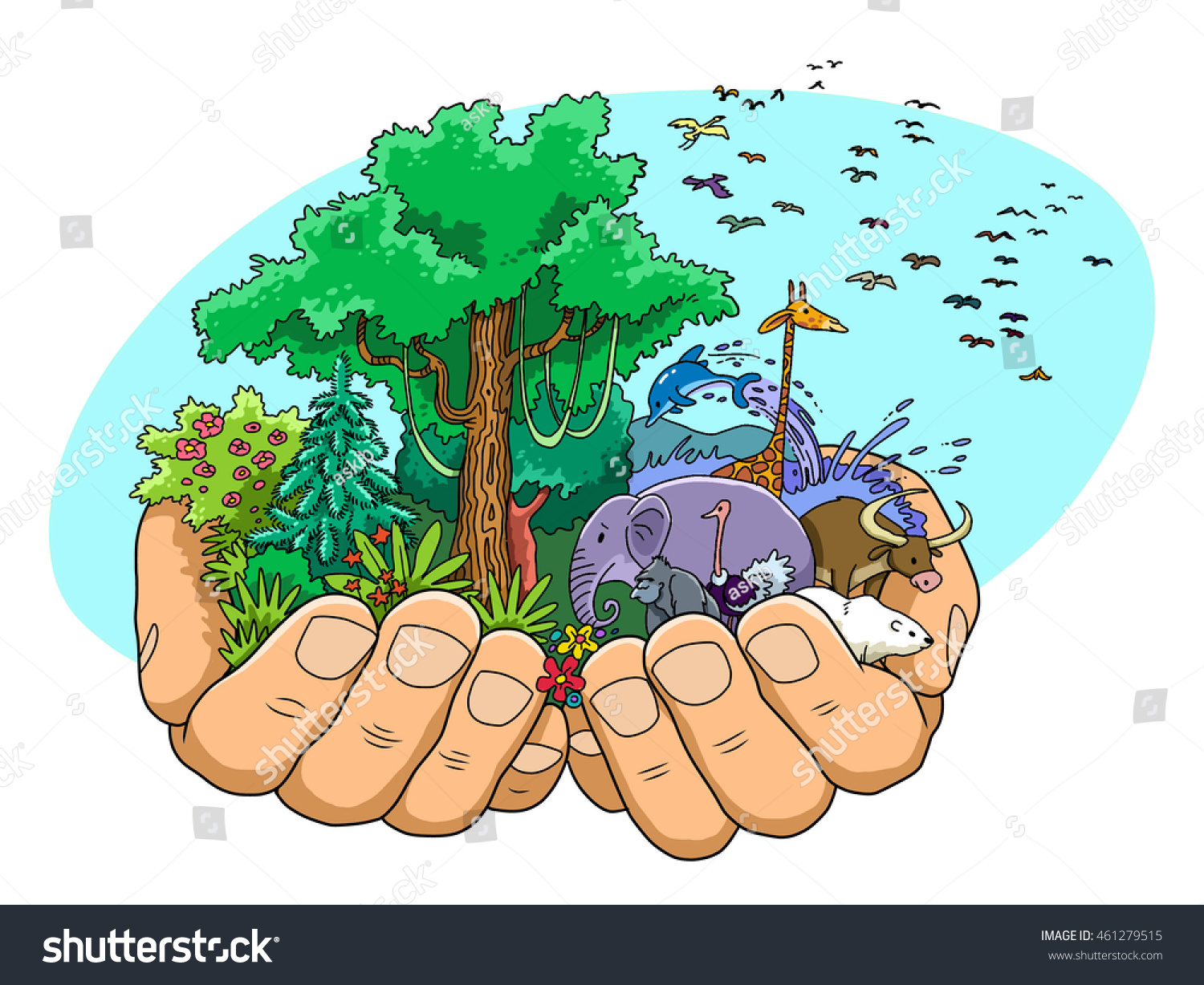 733 God Creation Of World Stock Illustrations Images Vectors