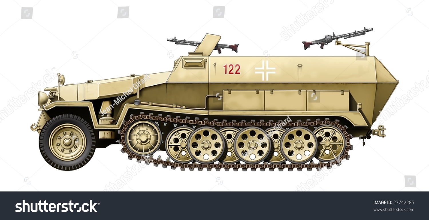 Ww2 German Half-Track Vehicle Stock Photo 27742285 : Shutterstock