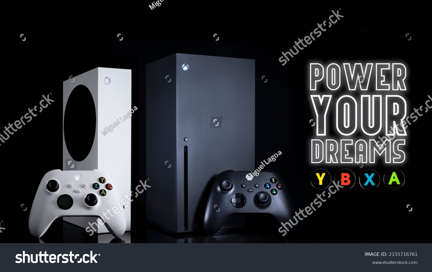 Xbox Series Xs Power Your Dreams Stock Illustration