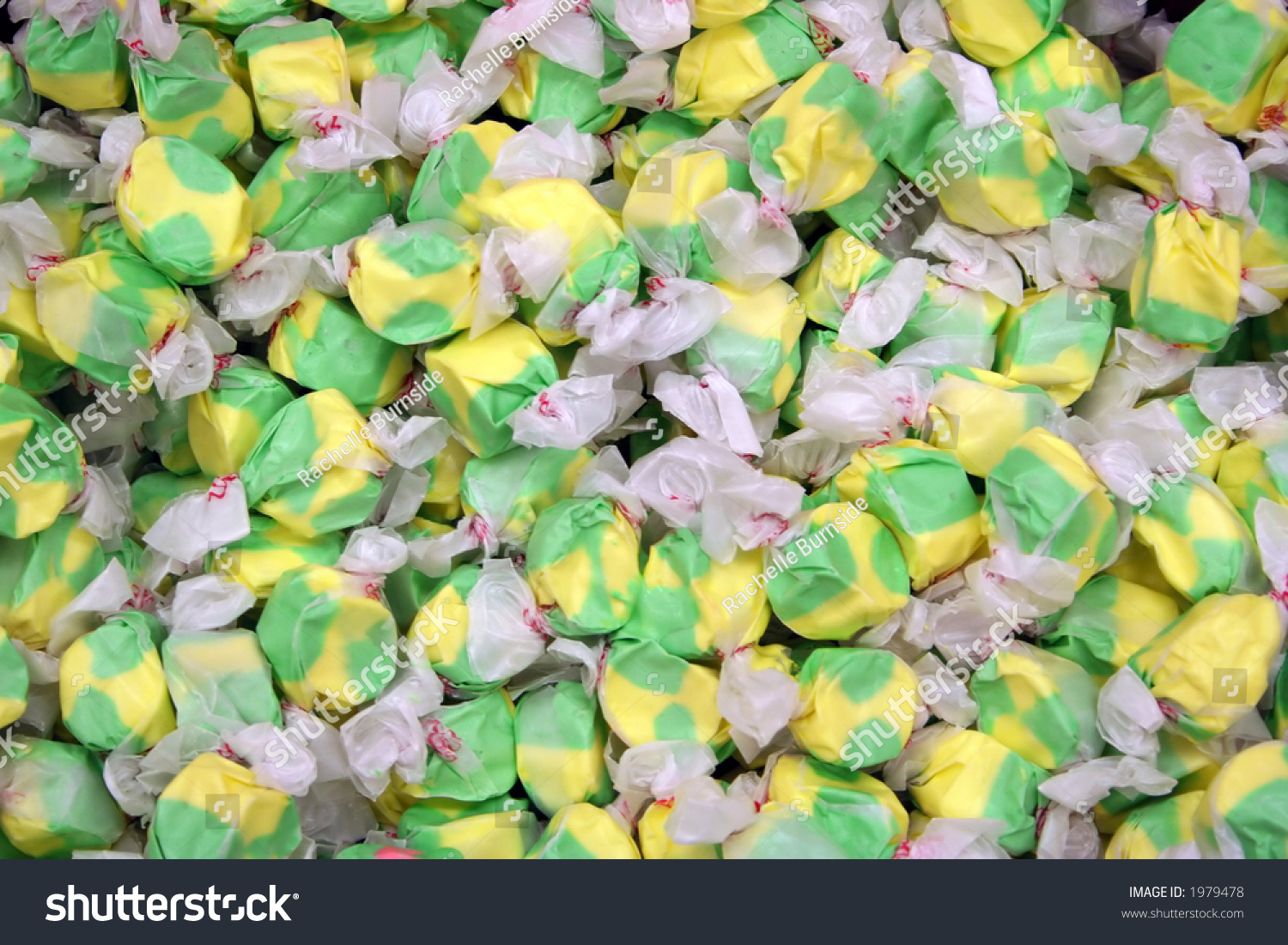 Yellow Green Salt Water Taffy Stock Photo 1979478 Shutterstock