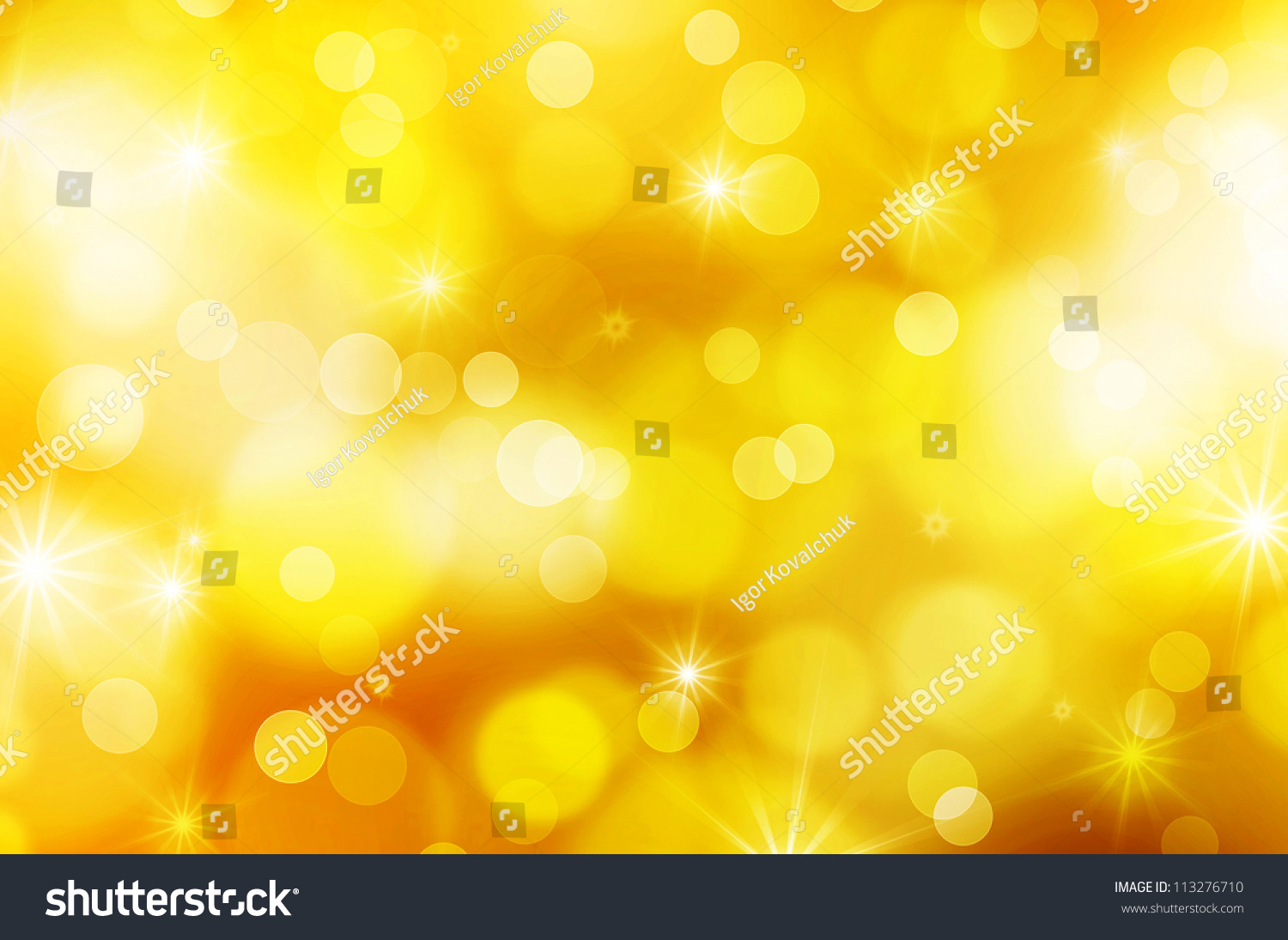 Yellow Christmas Background Stock Photo 113276710 : Shutterstock