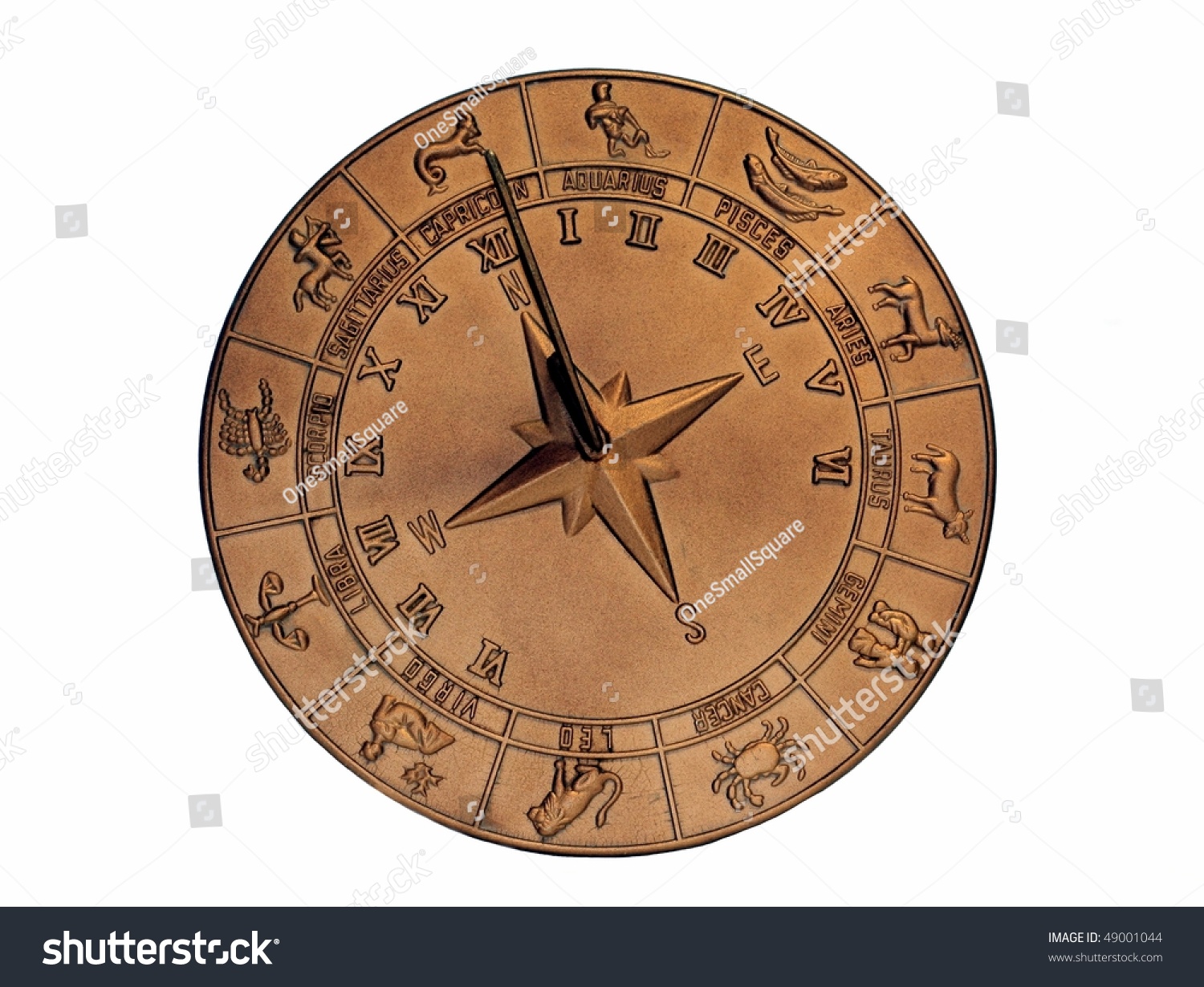 Zodiac Sundial Stock Photo 49001044 : Shutterstock