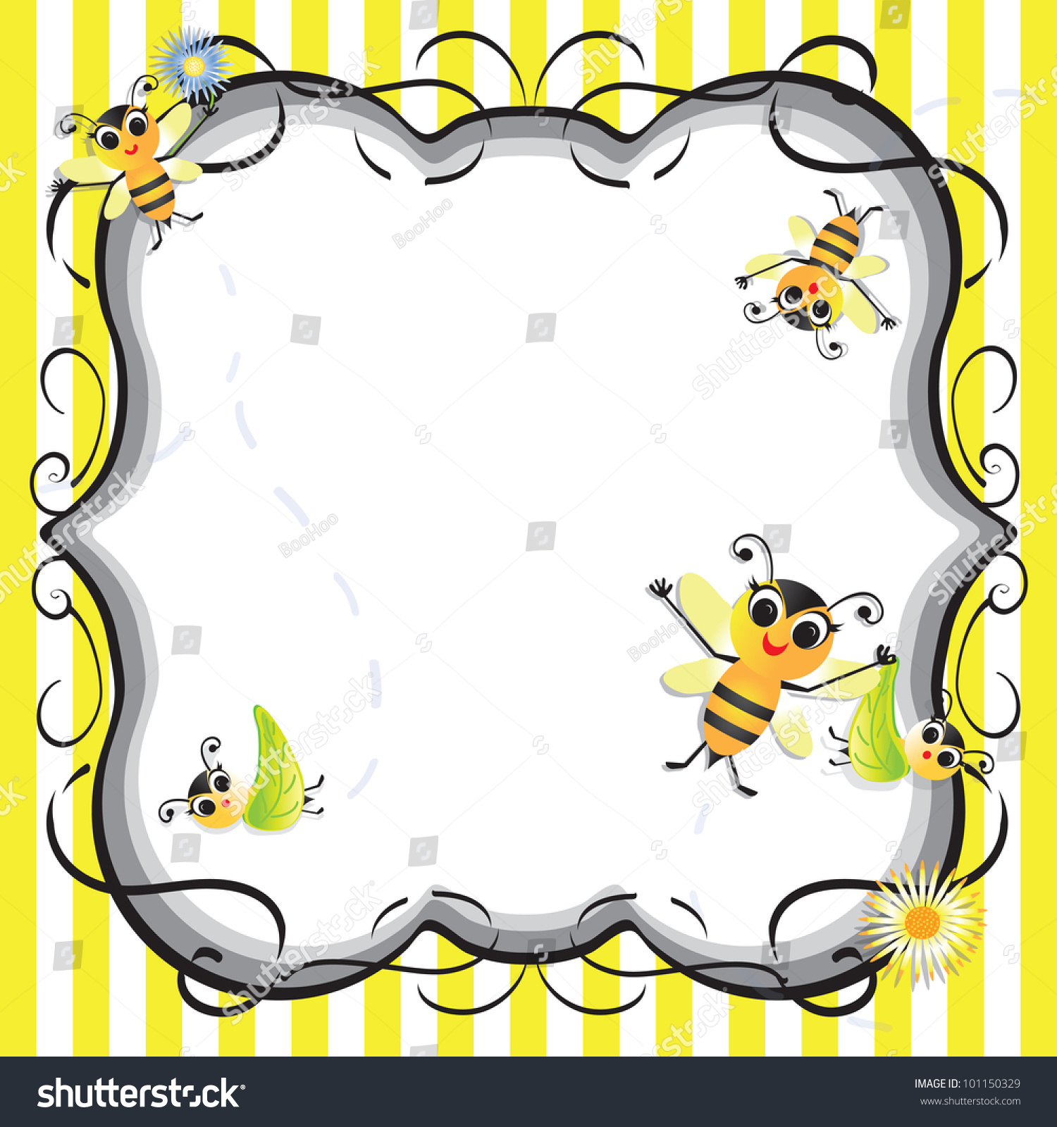 bumble bee clip art border - photo #49