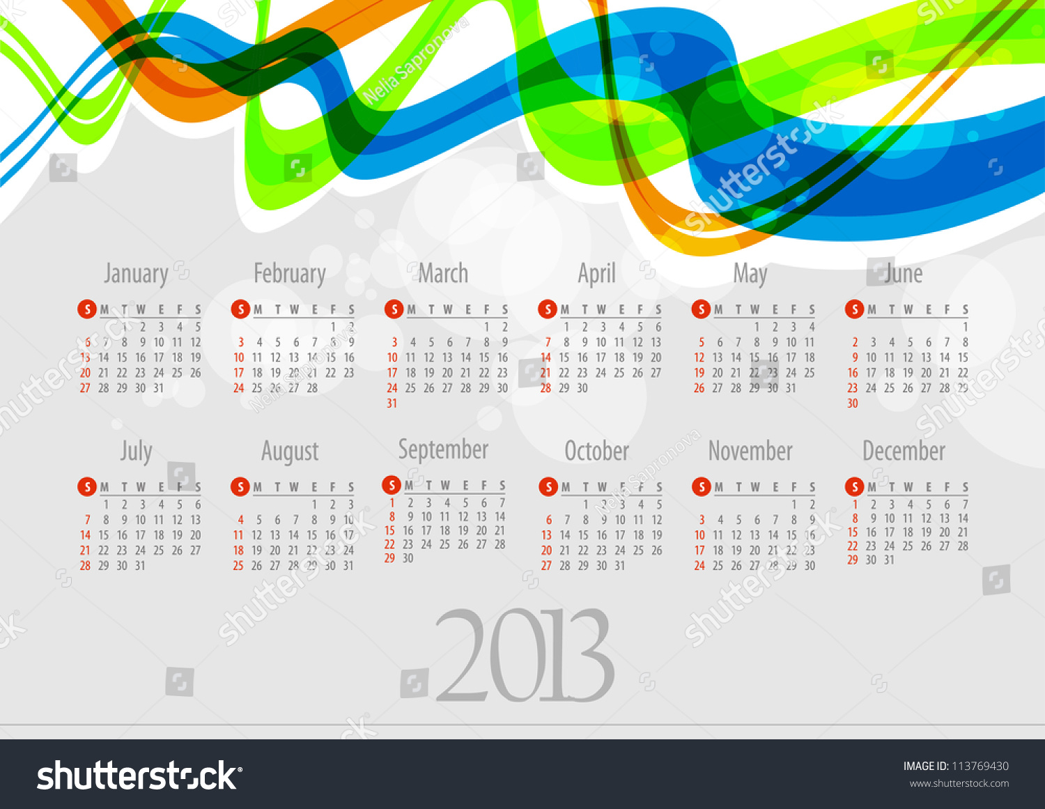 Calendar Background Vector : Calendar colorful abstract background vector Calendar Background Vector : Calendar colorful abstract background vector