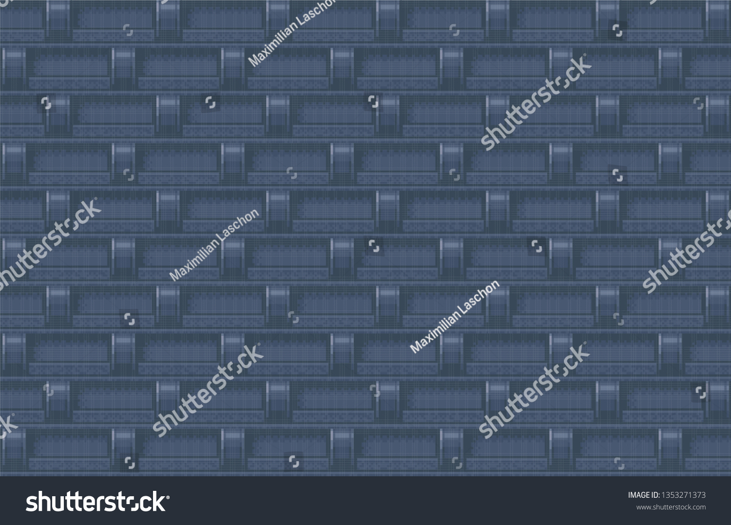 2d Brick Wall Texture Assets Game Stock Vector Royalty Free 1353271373