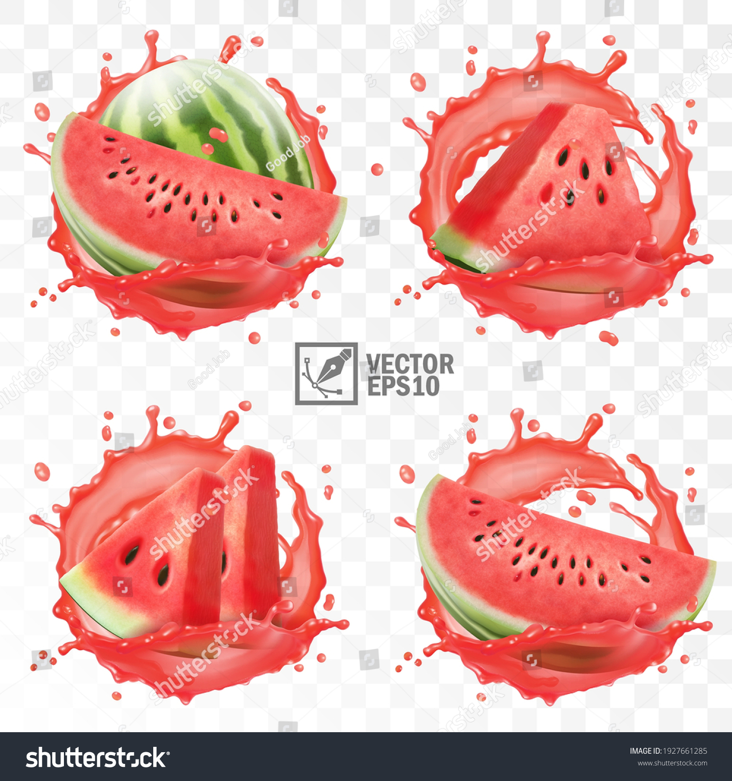 3d Realistic Transparent Isolated Vector Set Stock Vector Royalty Free