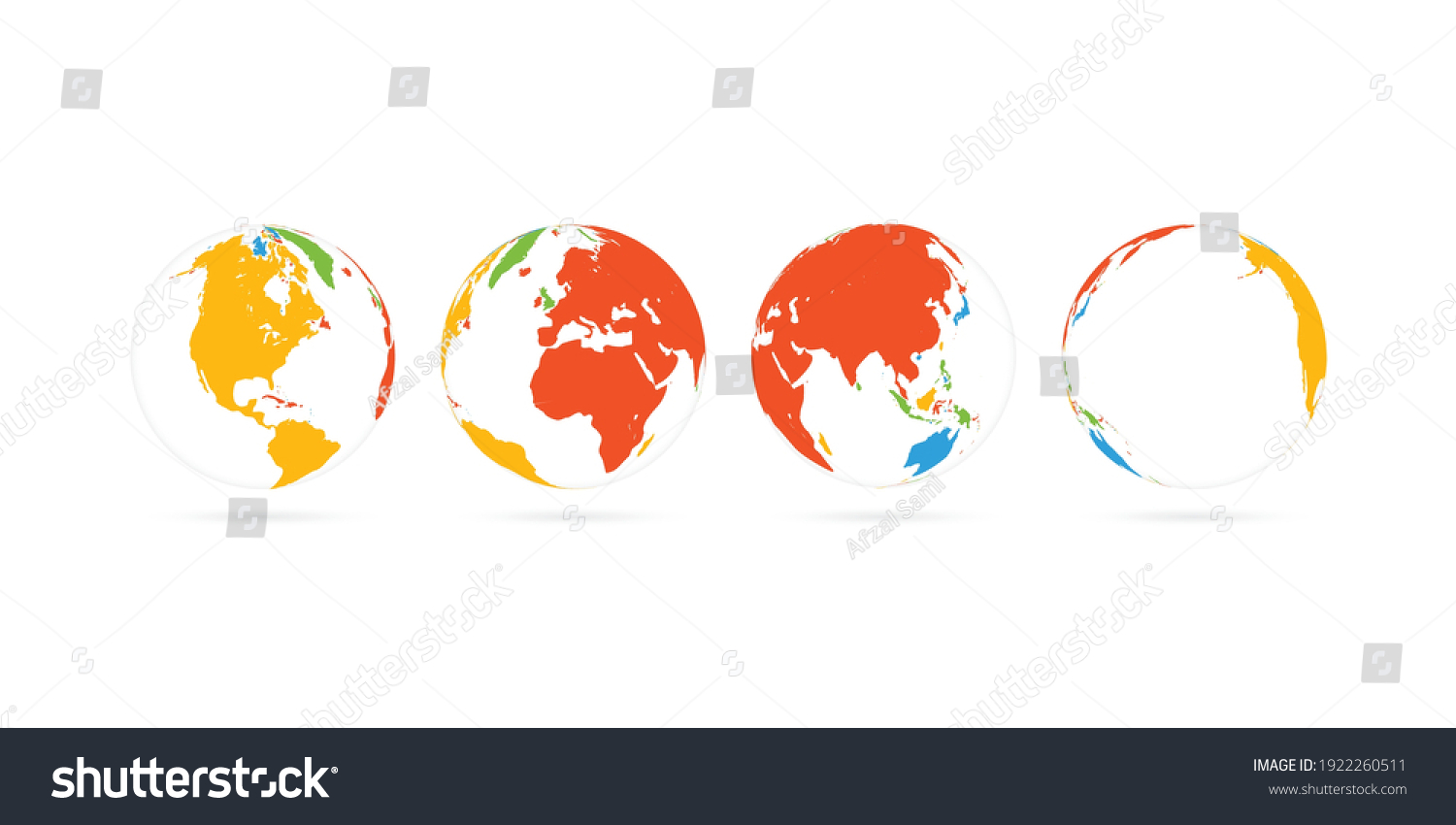 Vektor Stok 3d World Maps Vector Design Using Tanpa Royalti