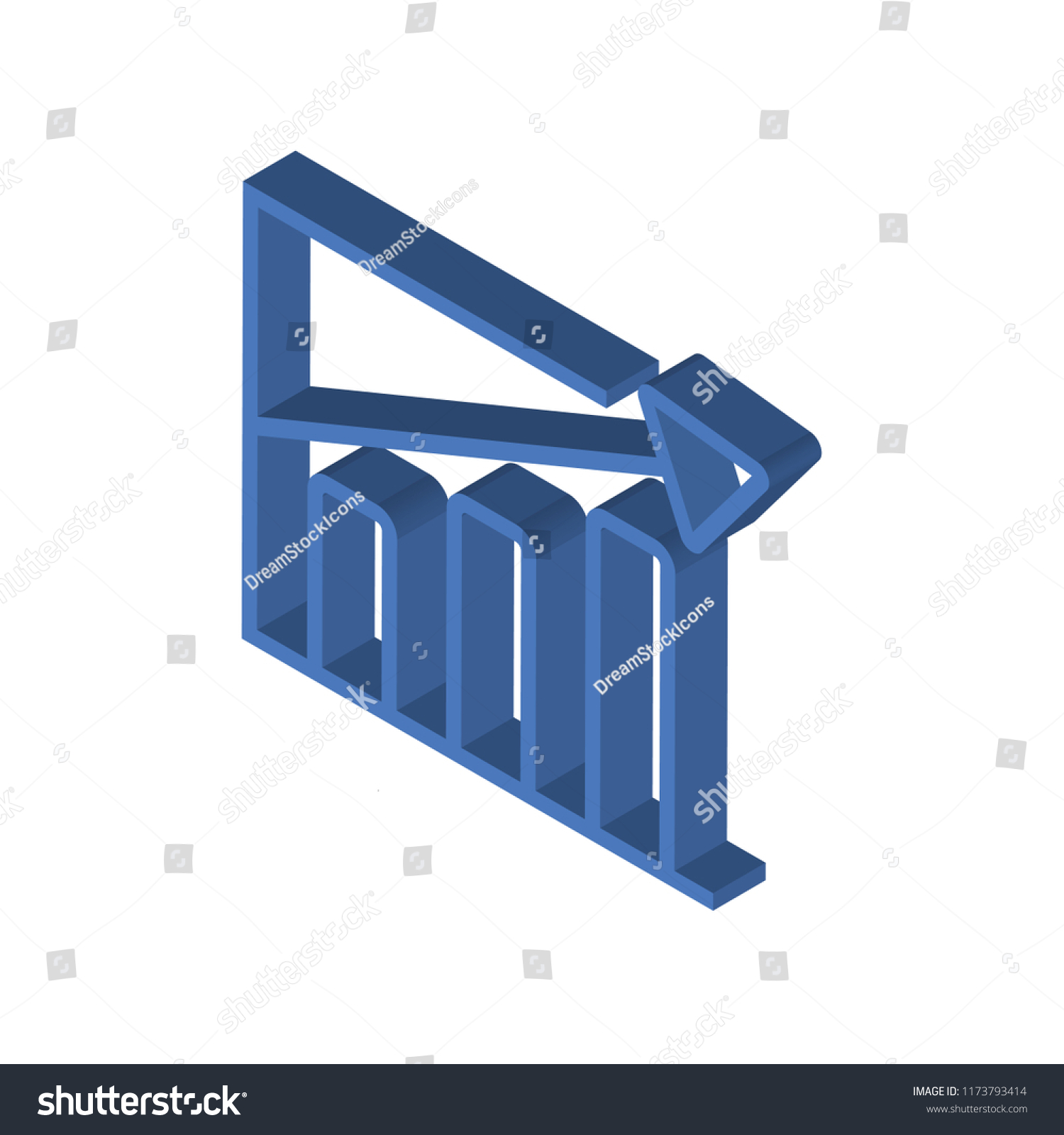 Isometric Left Top View D Icon Vector De Stock Libre De Regal As