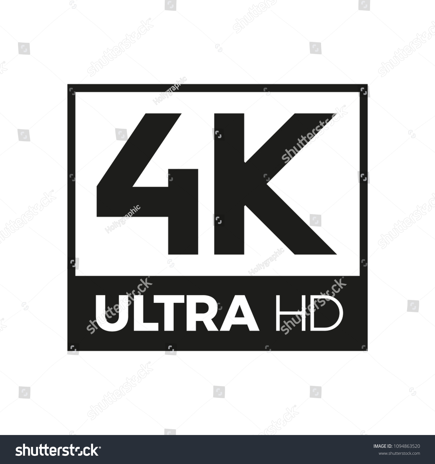 Ultra Hd Icon Images Stock Photos Vectors Shutterstock