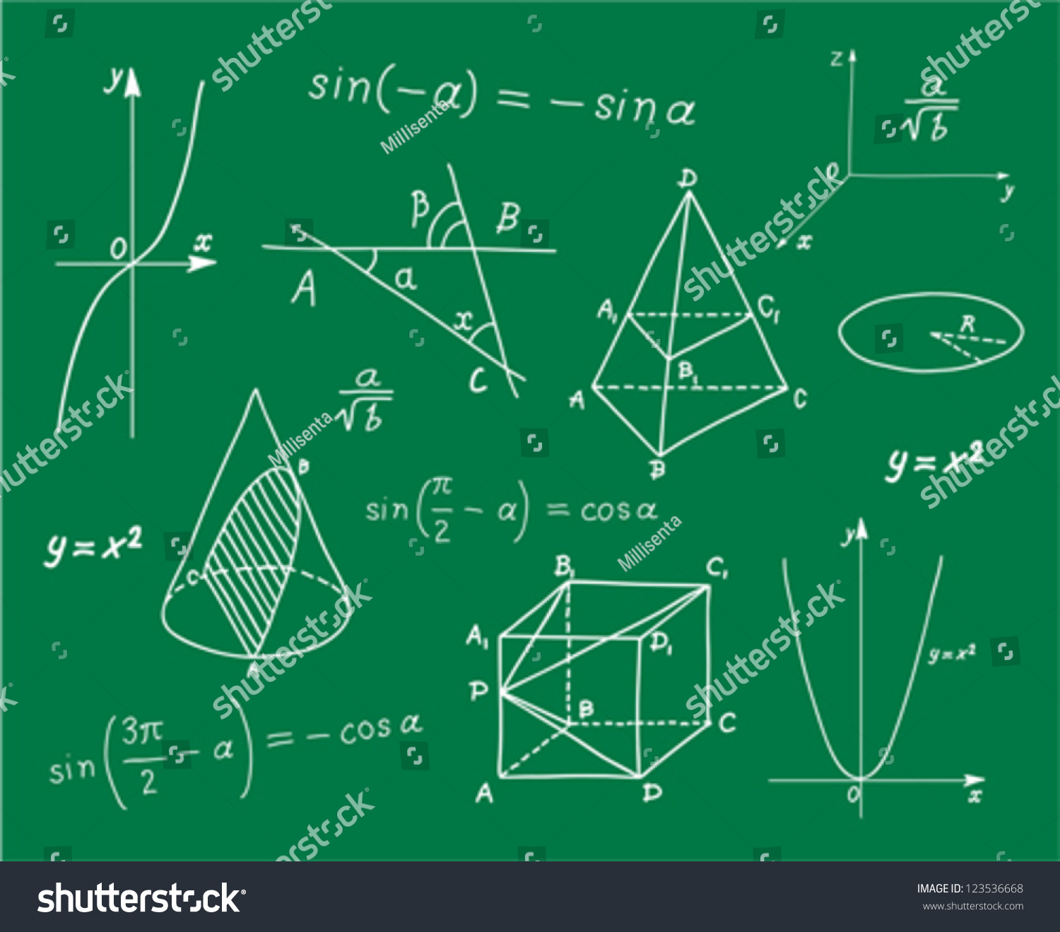 mathematics shapes drawing