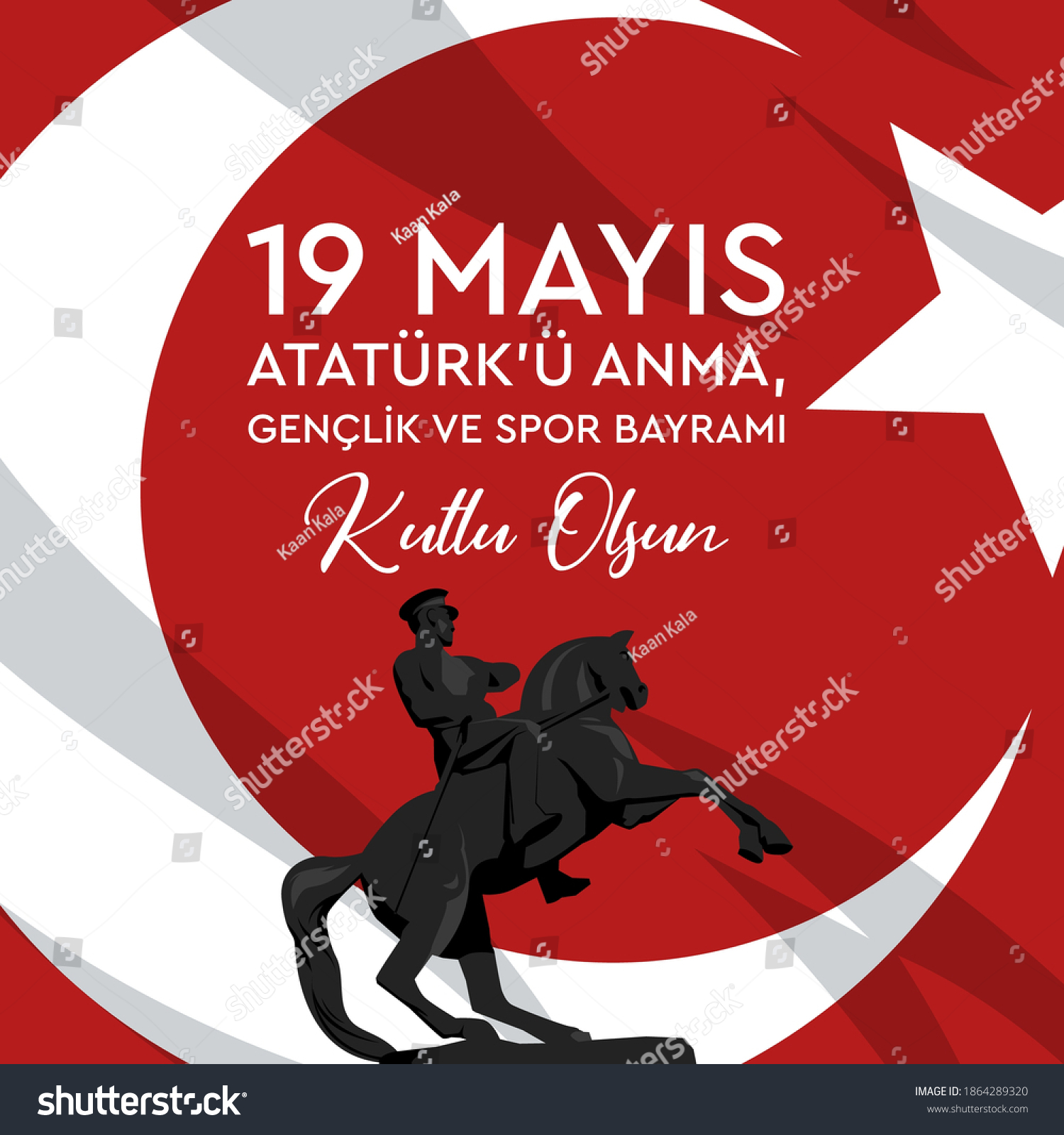 Mayis Ataturk U Anma Genclik Ve Vector De Stock Libre De Regal As