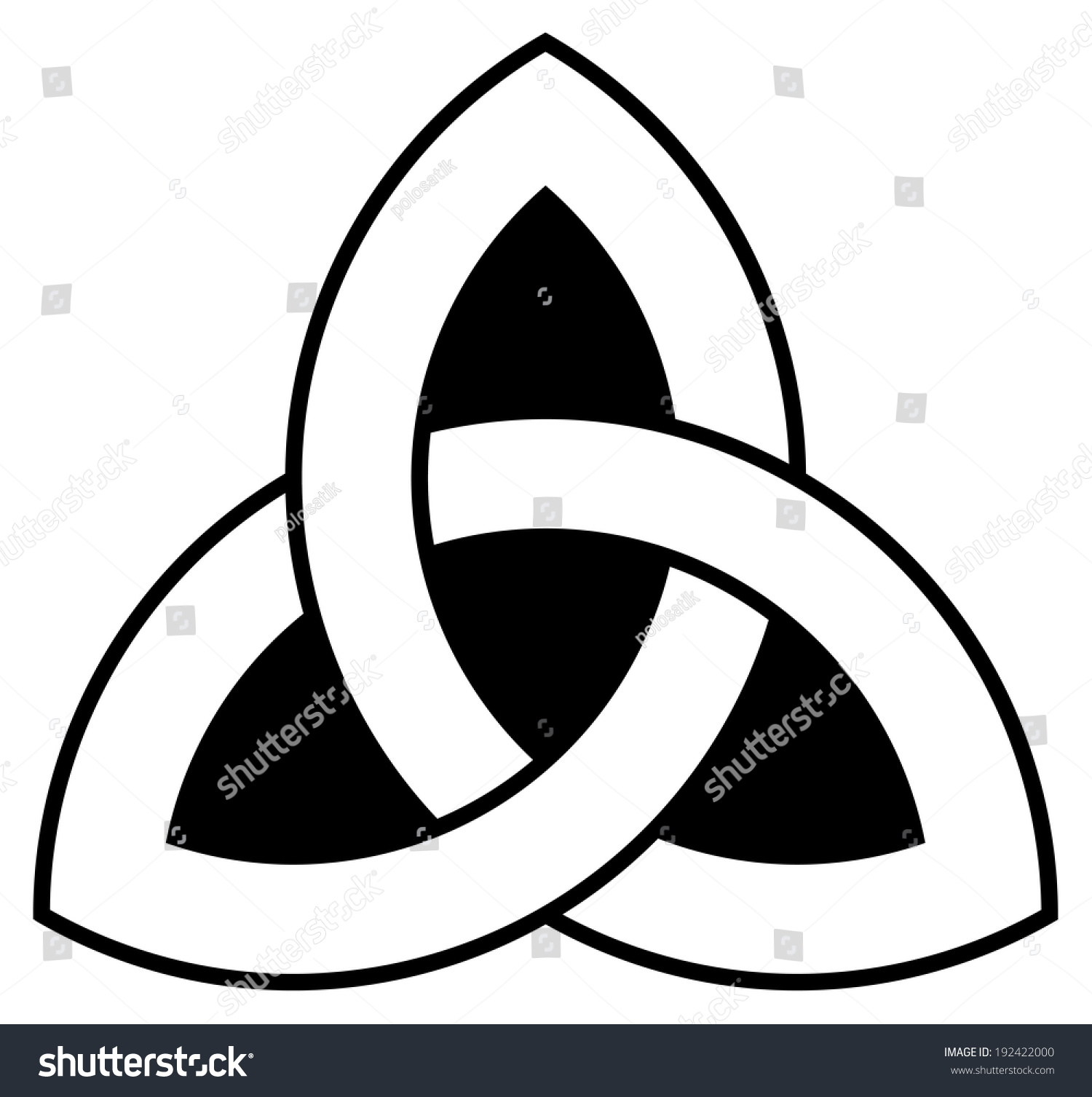 3 Point Celtic Triquetra (Trinity) Knot For Your Logo, Design Or