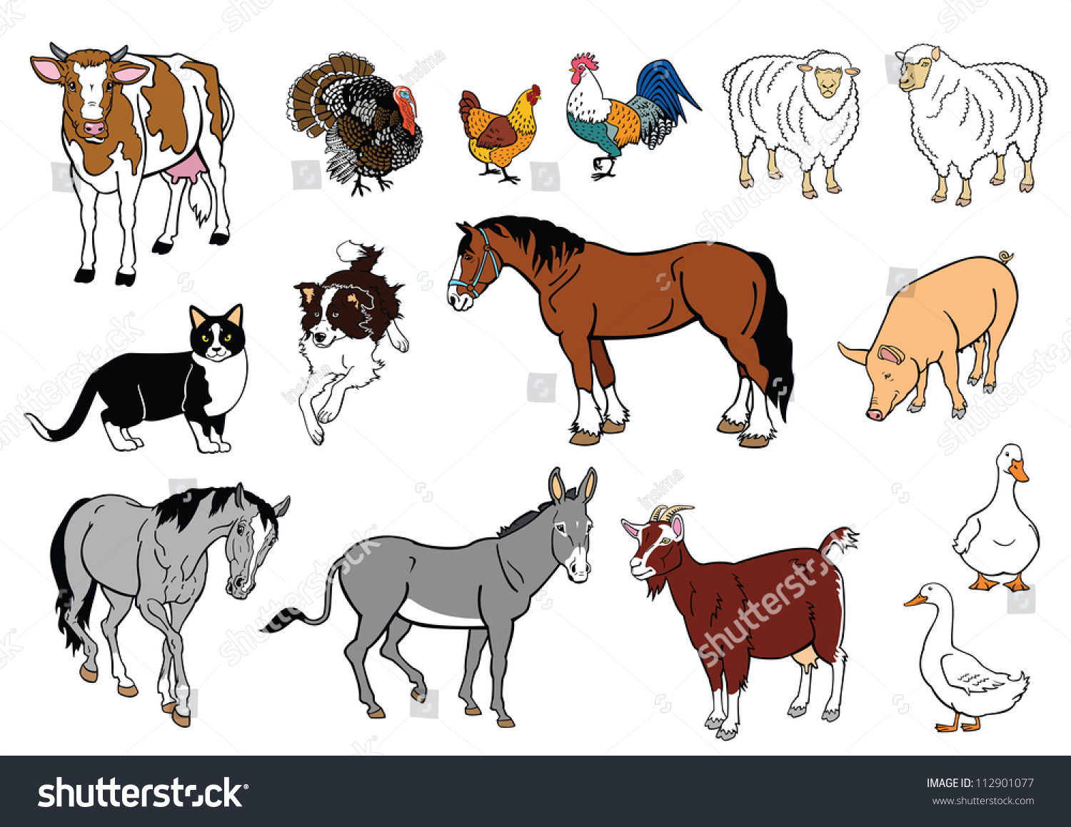 clipart images of domestic animals - photo #47