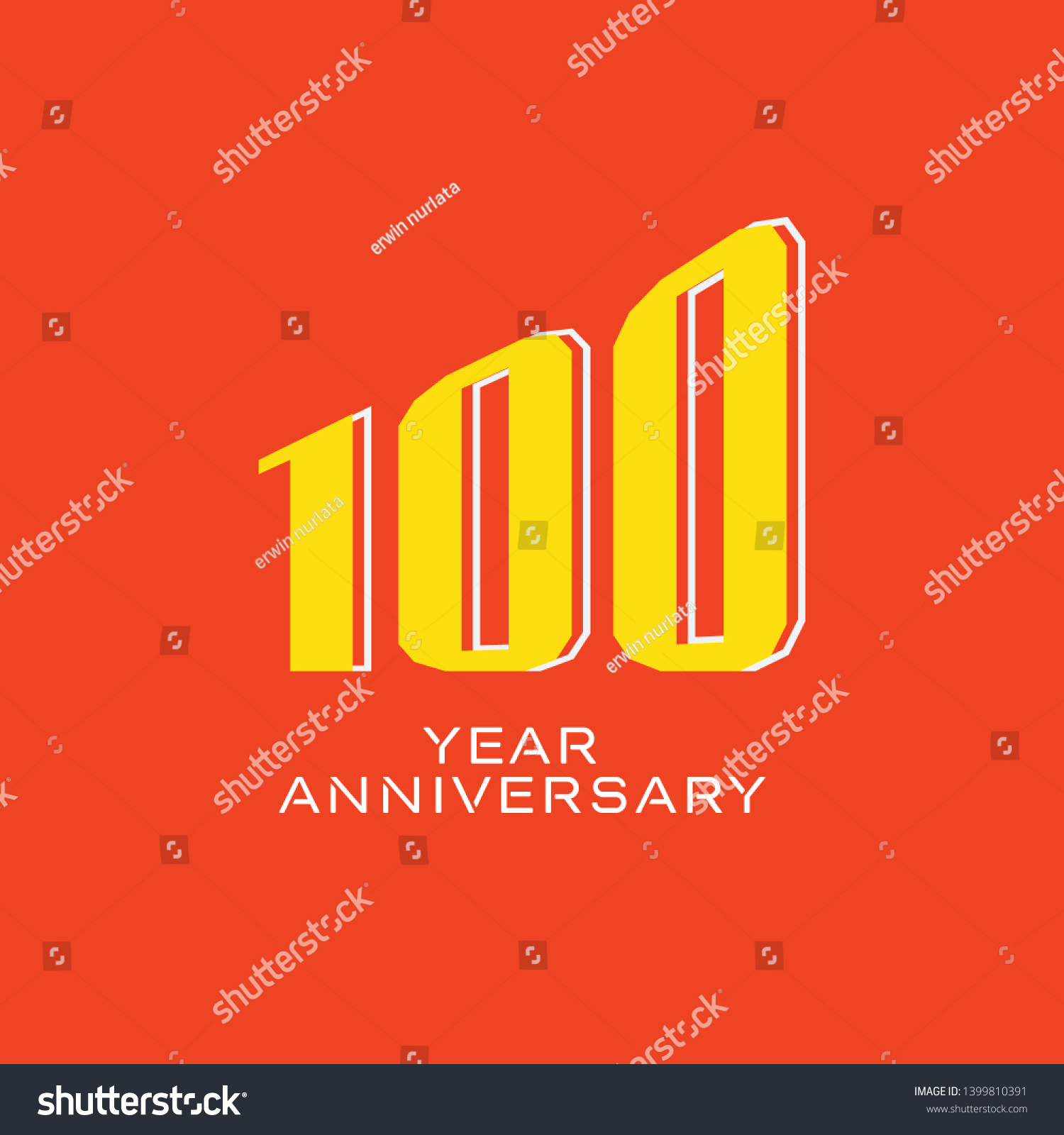 Year Anniversary Logo Vector Template