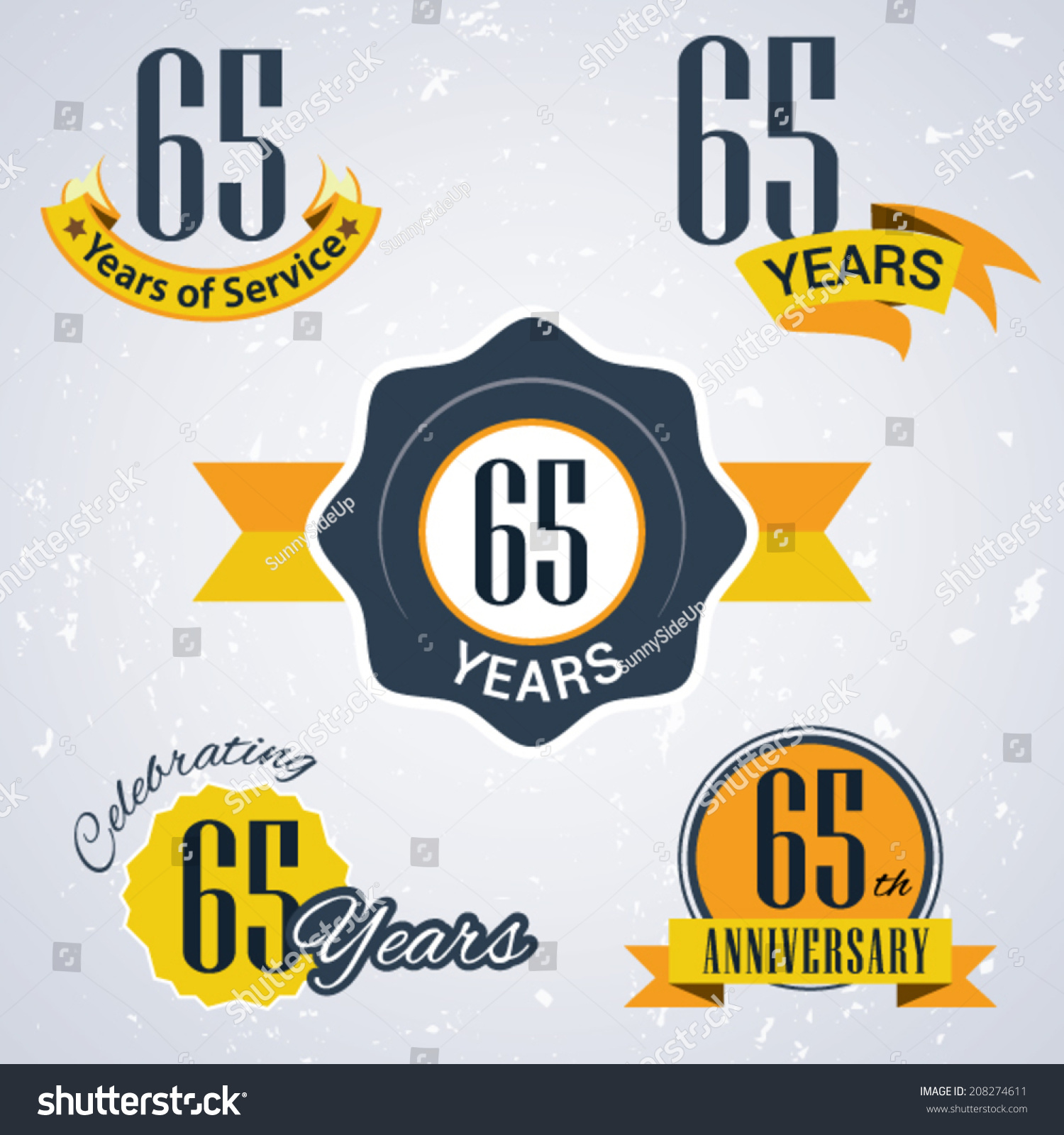 65 Years Of Service/ 65 Years / Celebrating 65 Years / 65th Anniversary ...