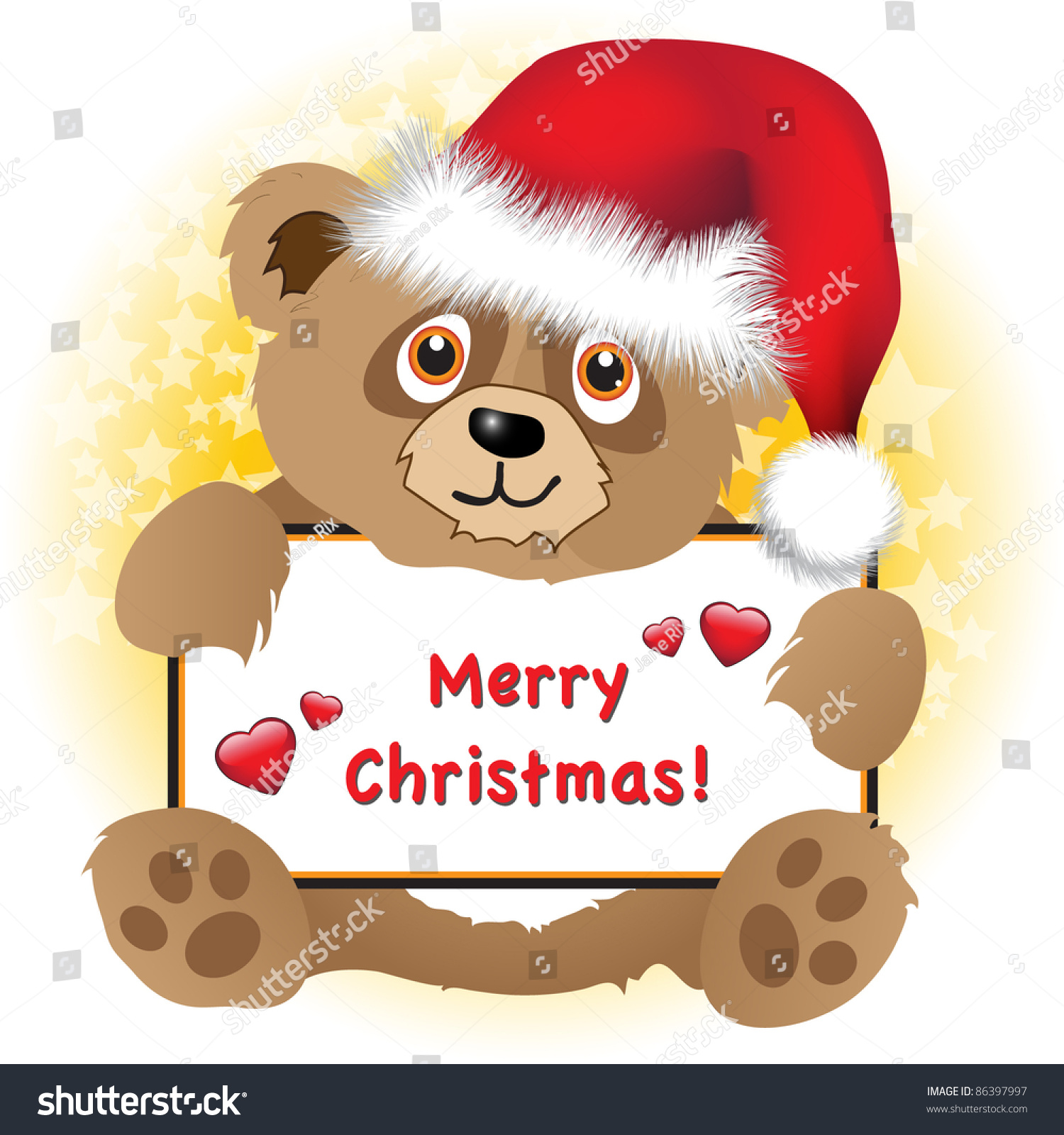 merry christmas bear images