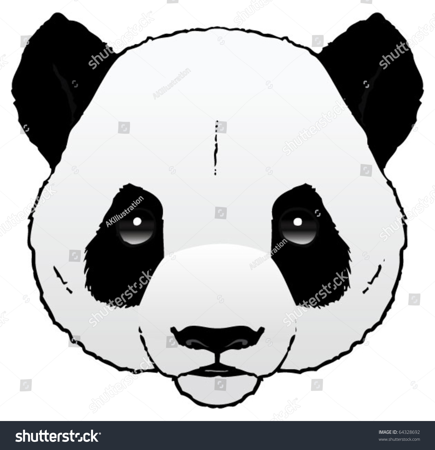 panda head clip art - photo #37