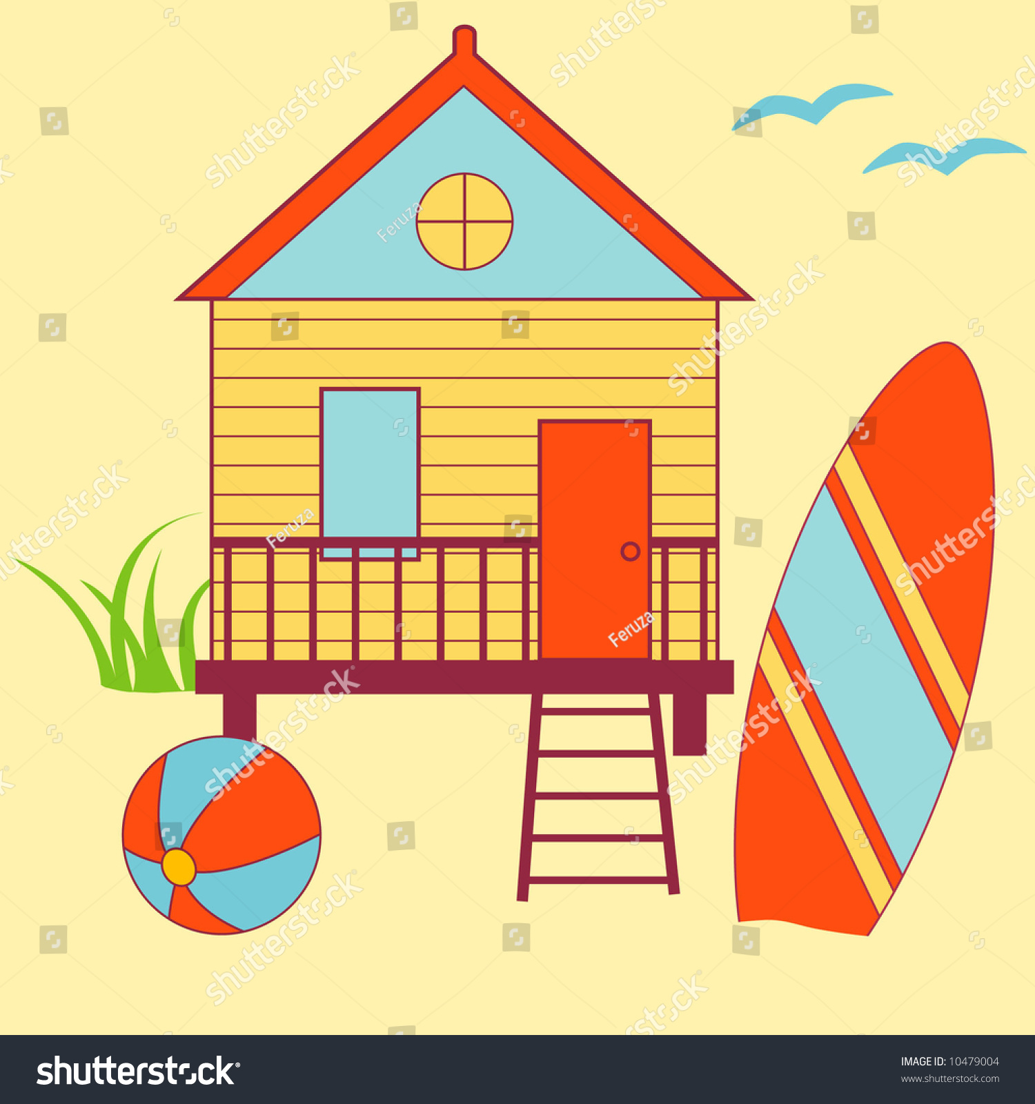 beach house clip art free - photo #18