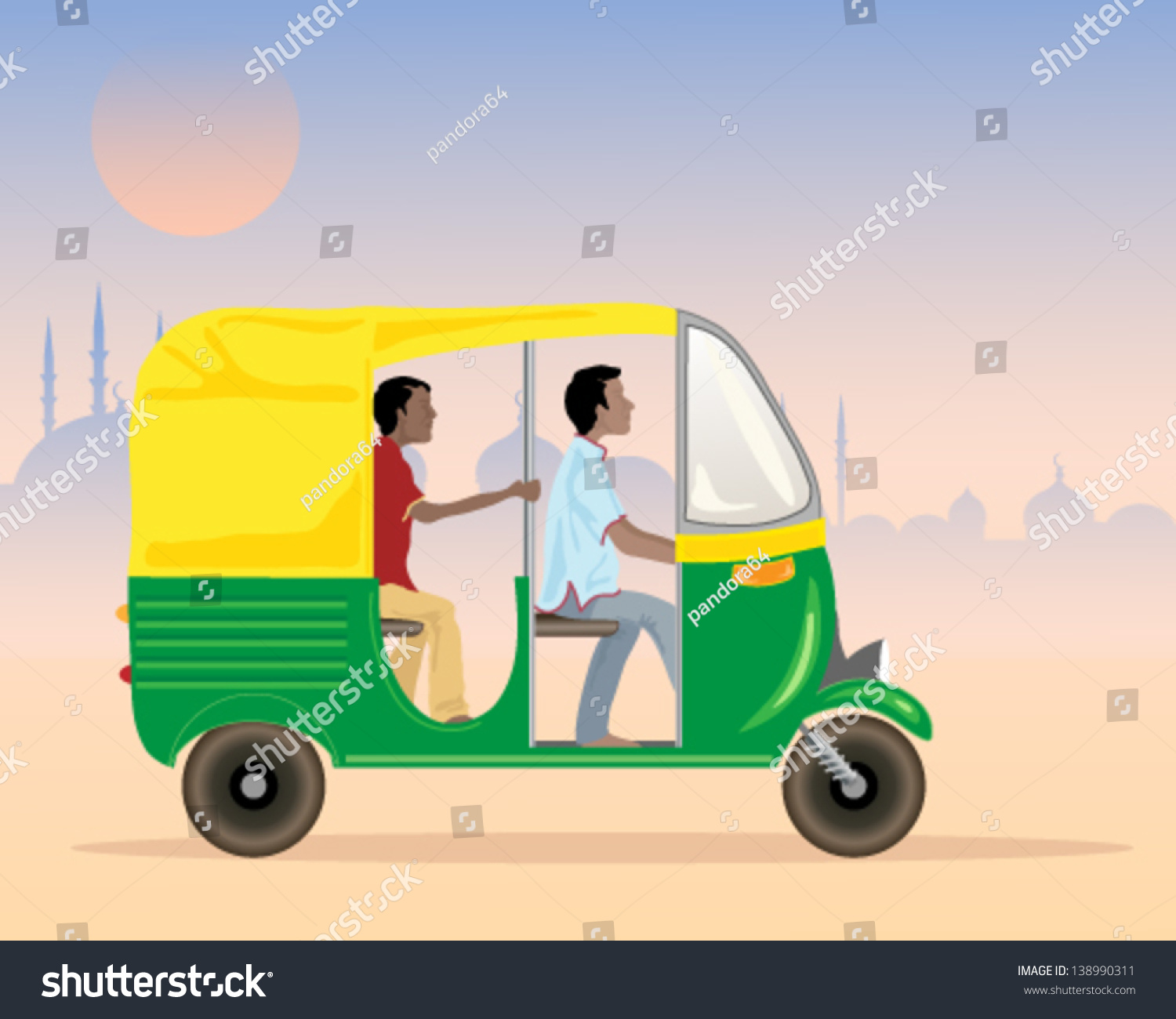 clipart of auto rickshaw - photo #23
